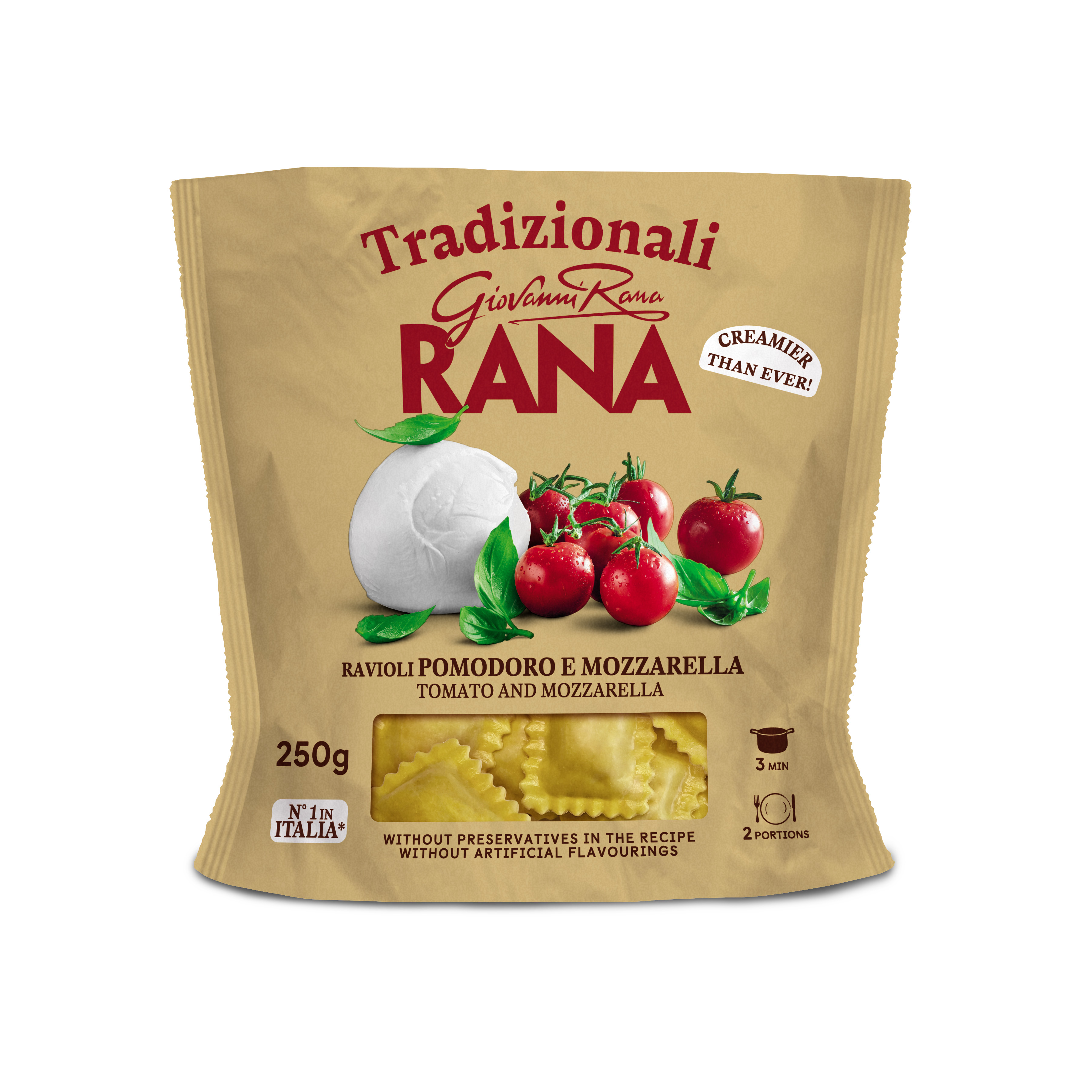 Rana Pierożki Ravioli Z Pomidorami I Mozzarellą 250G