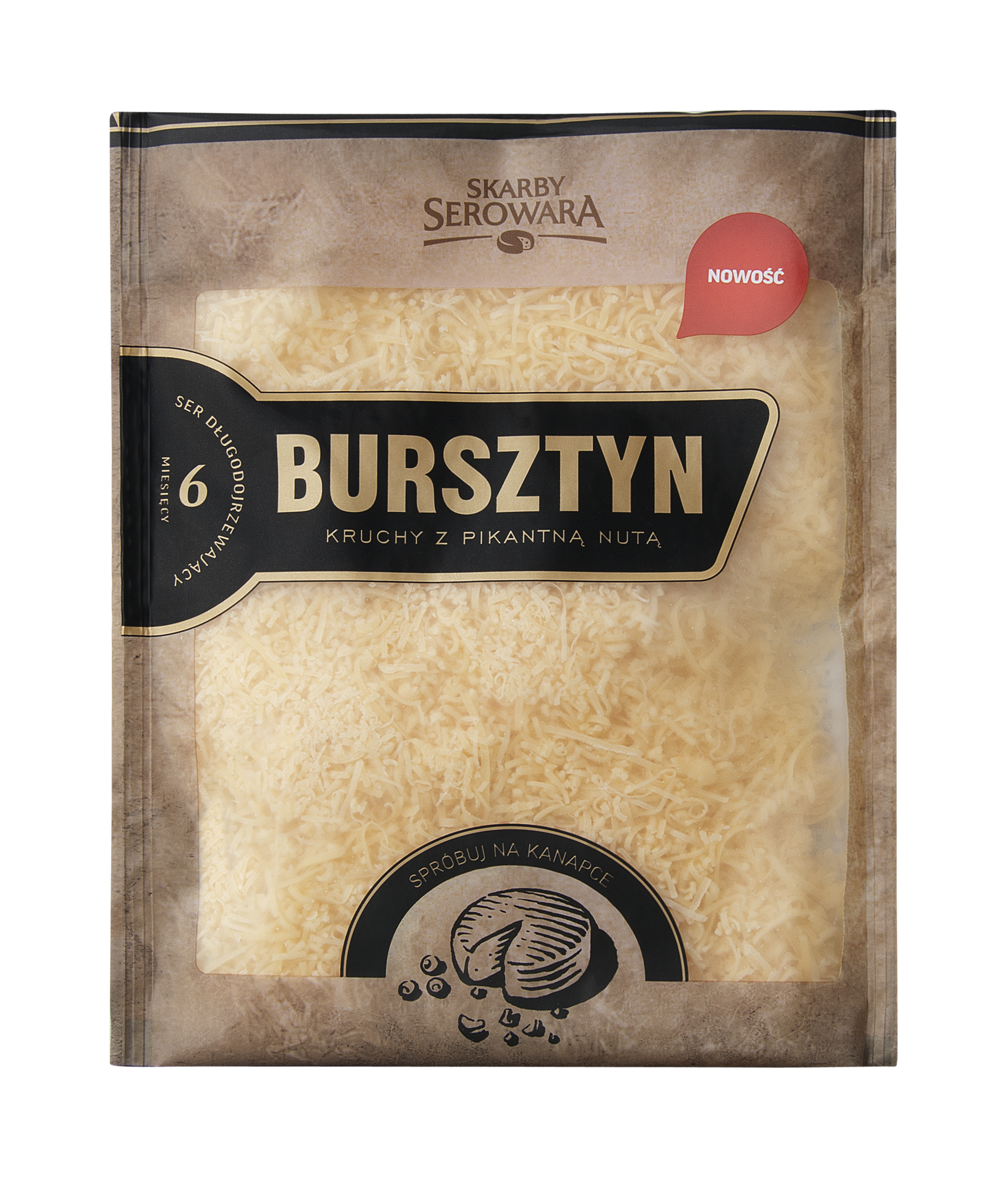 Ser Żółty Bursztyn Skarby Serowara Tarty 100G