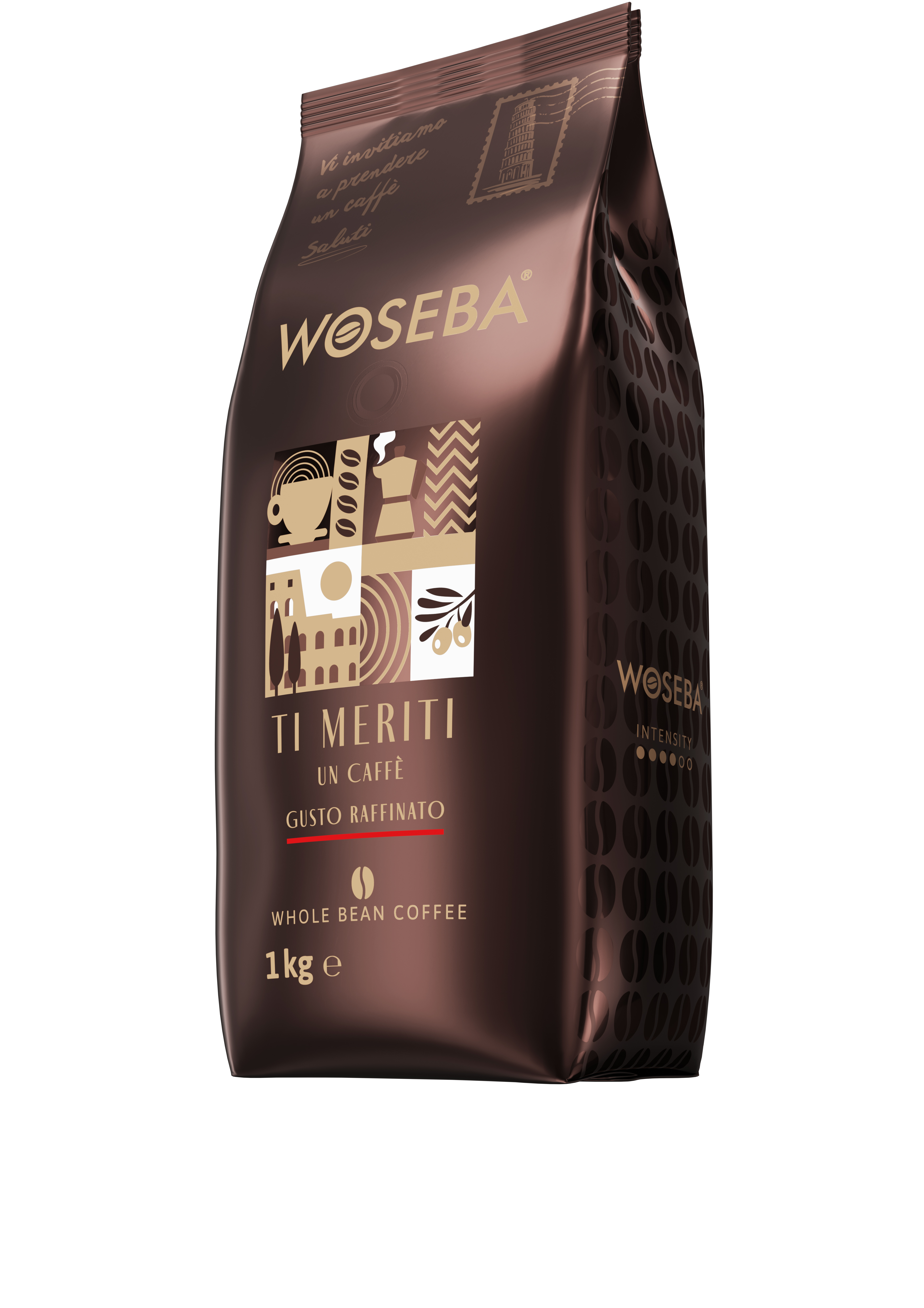 Woseba Ti Meriti Un Caffe Gusto Raffinato Kawa Palona Ziarnista 1000G