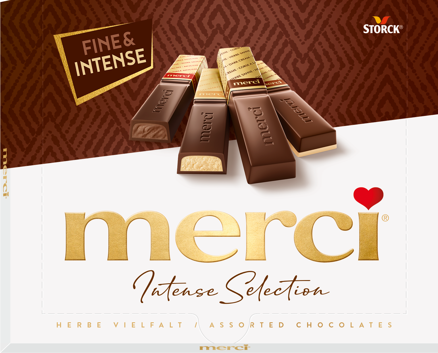 Merci Intense Selection Kolekcja Czekoladek Deserowych 250G