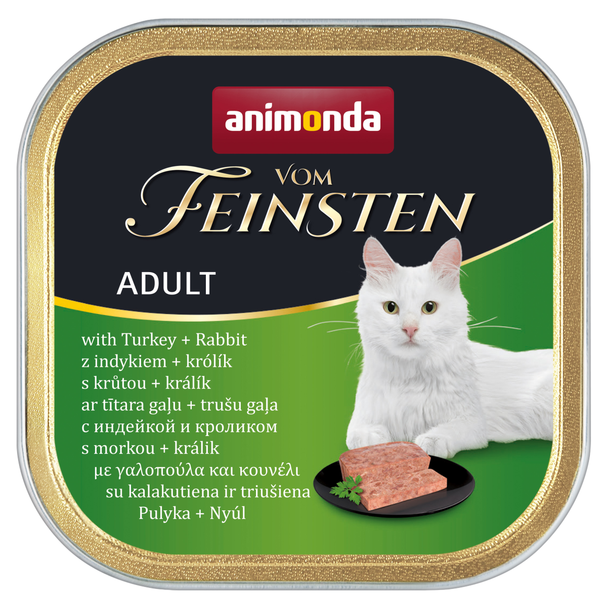 Animonda Vom Feinsten Adult "Dorosły Kot" Z Indykiem I Królikiem 100G