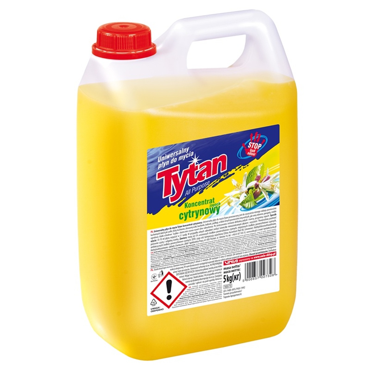 Uniwersalny Płyn Do Mycia Tytan Koncentrat Cytrynowy 5Kg