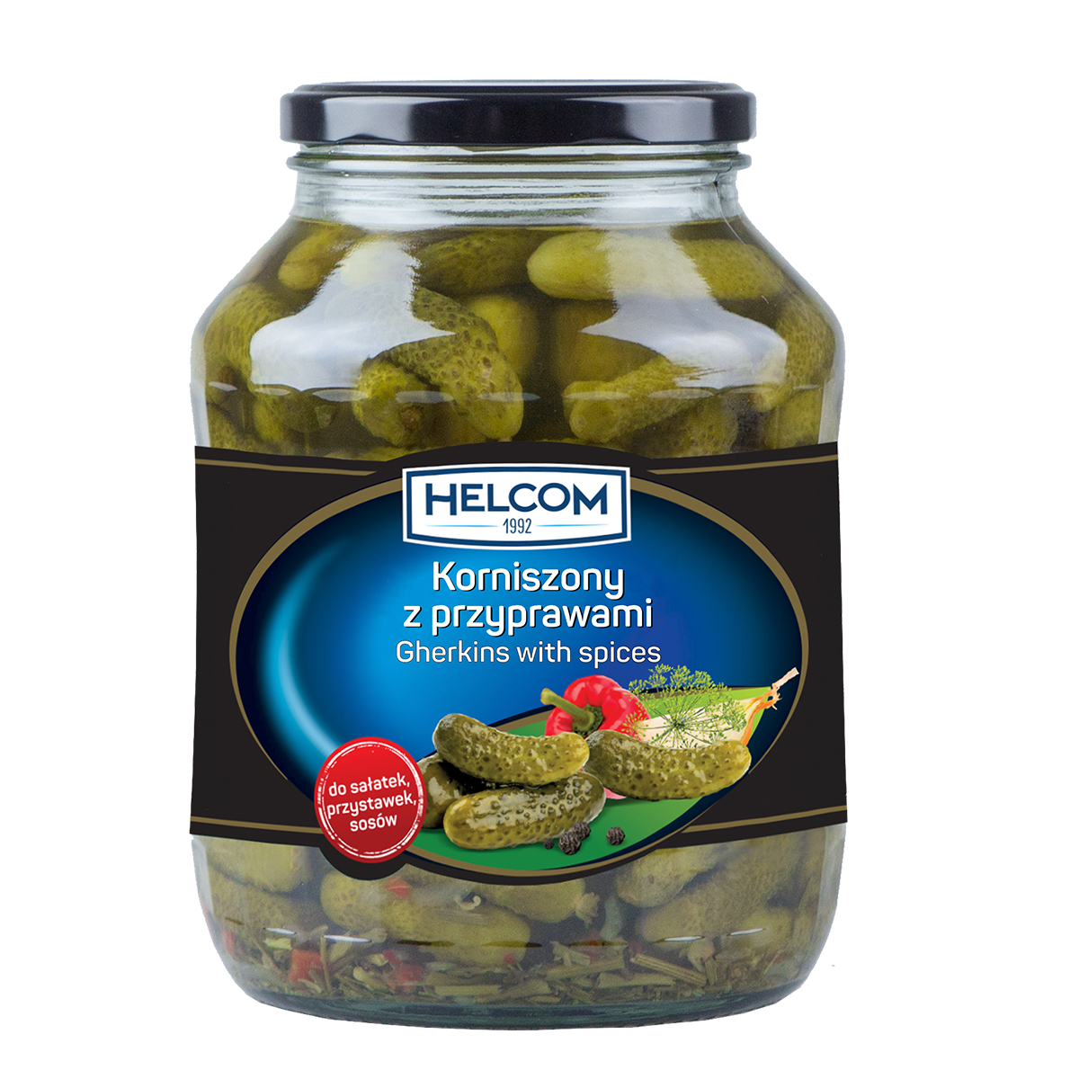 Korniszony Z Przyprawami 1,6 Kg Helcom