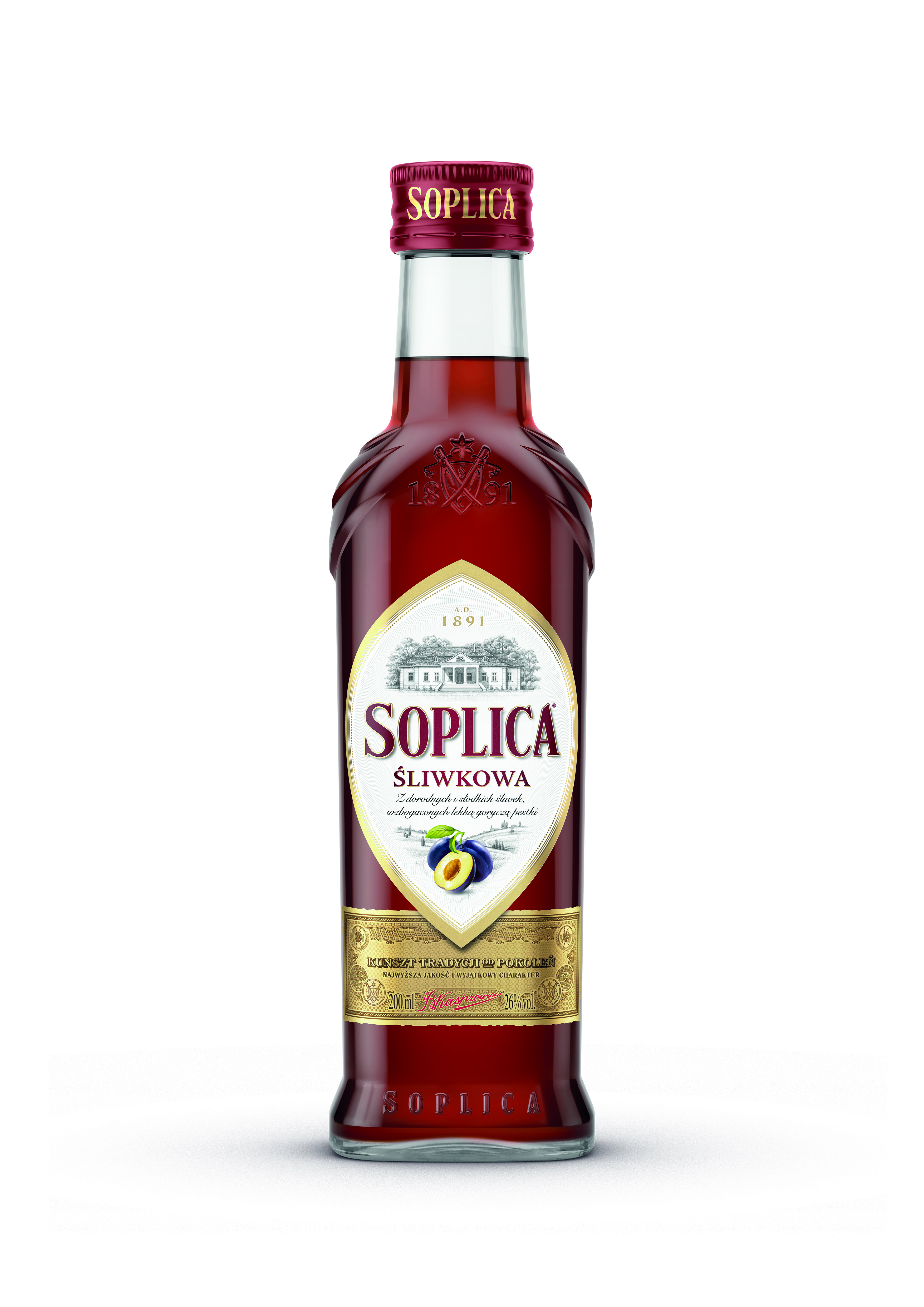 Likier Soplica Śliwkowa 26 % 200 Ml