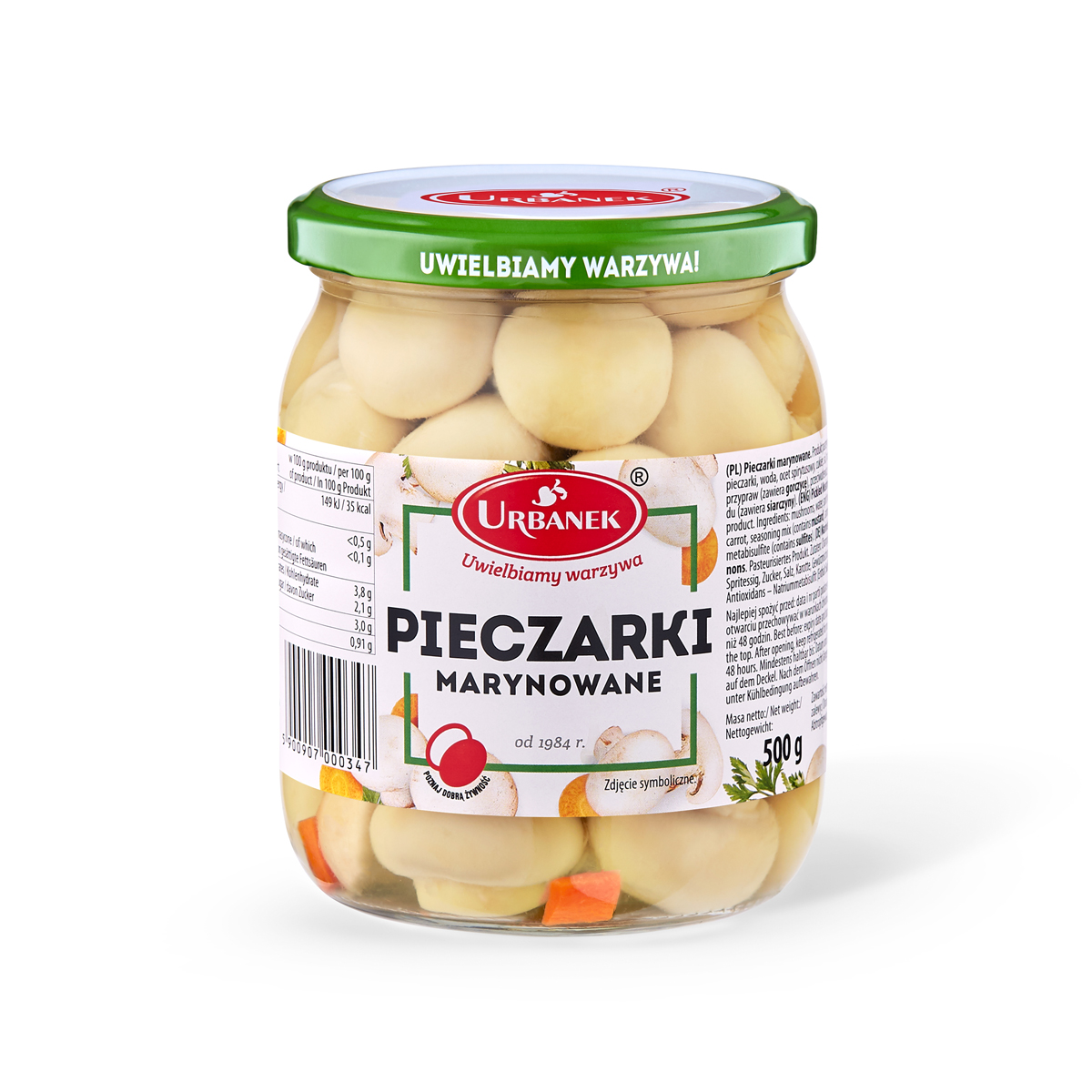 Pieczarki Marynowane 500G Urbanek