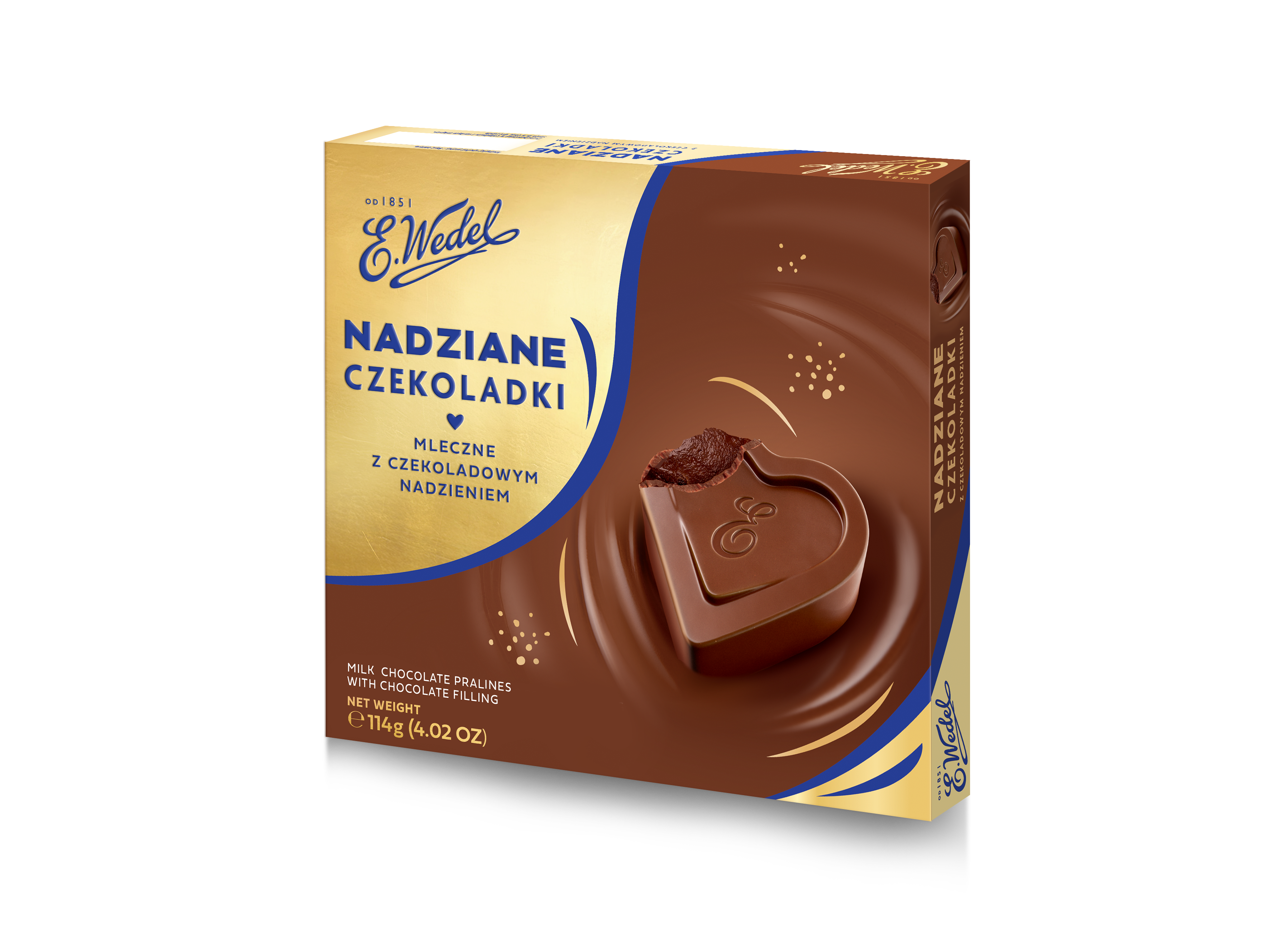 E. Wedel Nadziane Czekoladki Z Czekoladowym Nadzieniem 114G