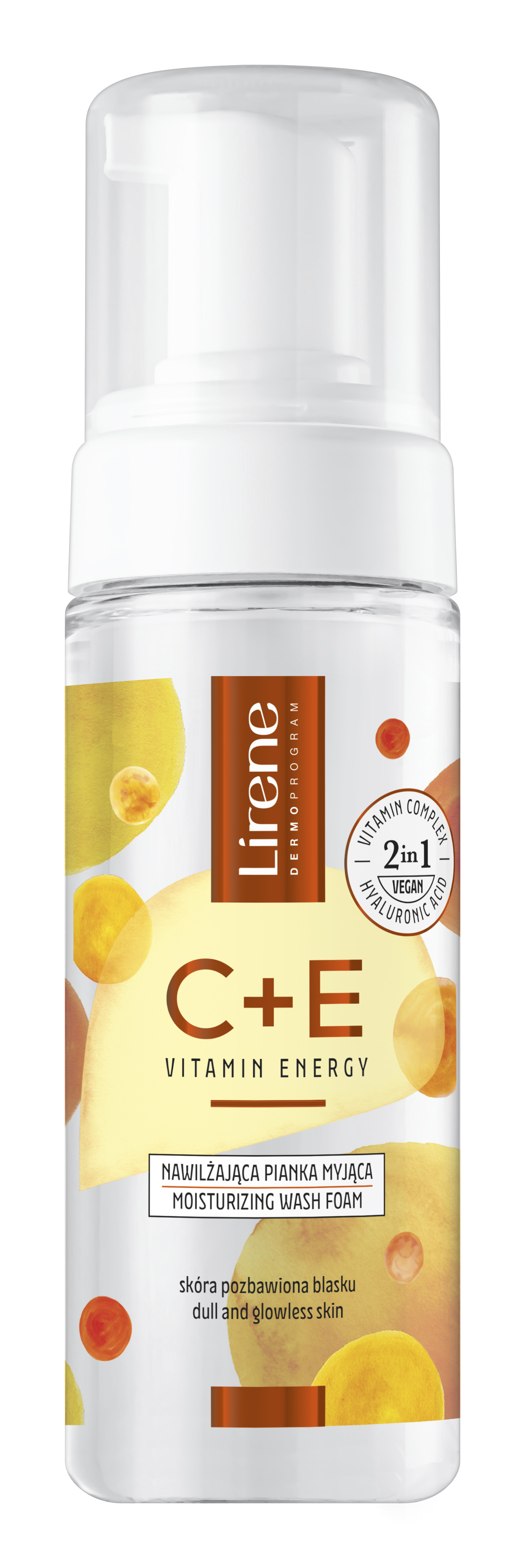Lirene_C+E Vitamin Energy Nawilżająca Pianka Myjąca 150Ml