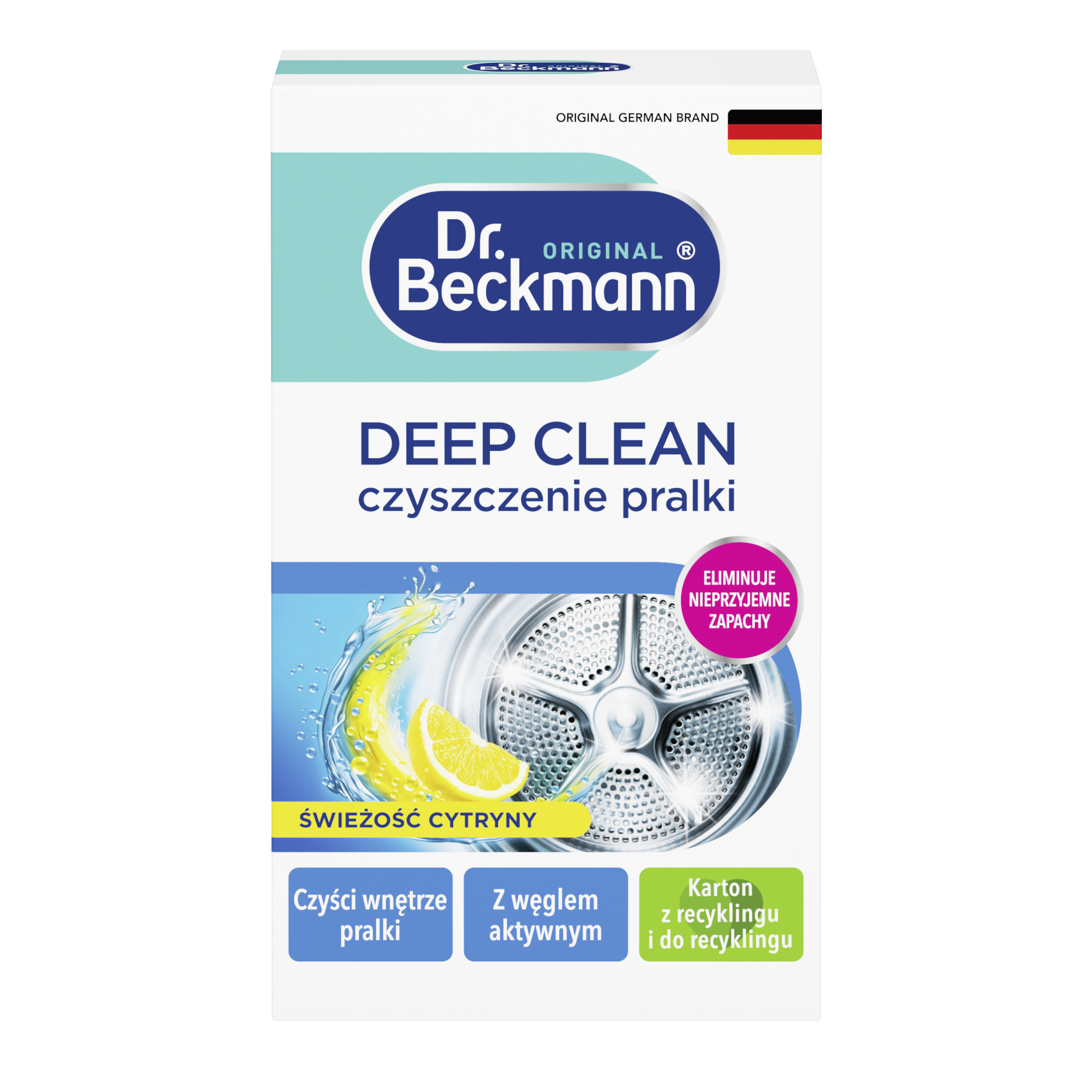 Dr.Beckmann Deep Clean Proszek Czyszczący Do Pralek 250 G