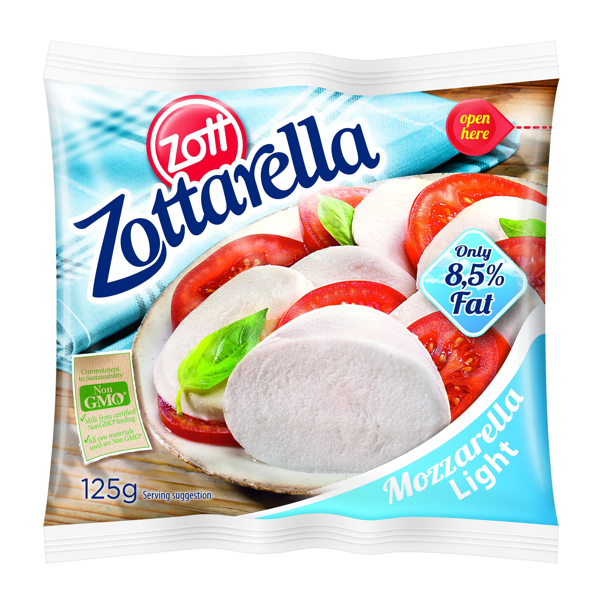 Zotarella Mozzarella Light 125 G