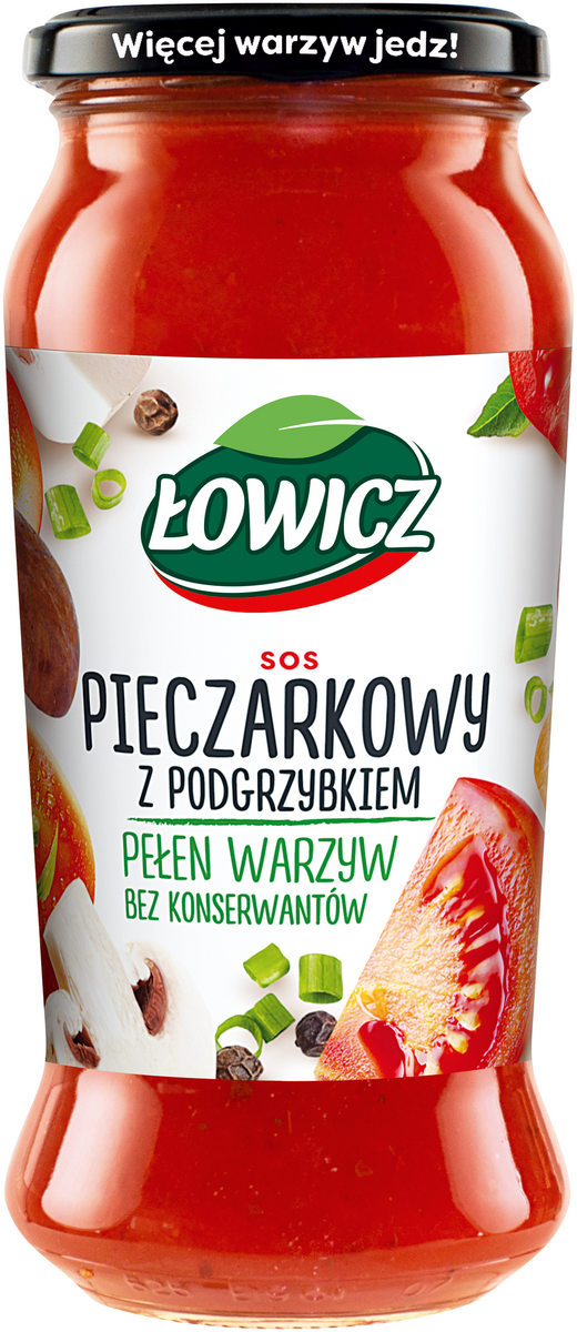 Łowicz Sos Pieczarkowy Z Podgrzybkiem 500G
