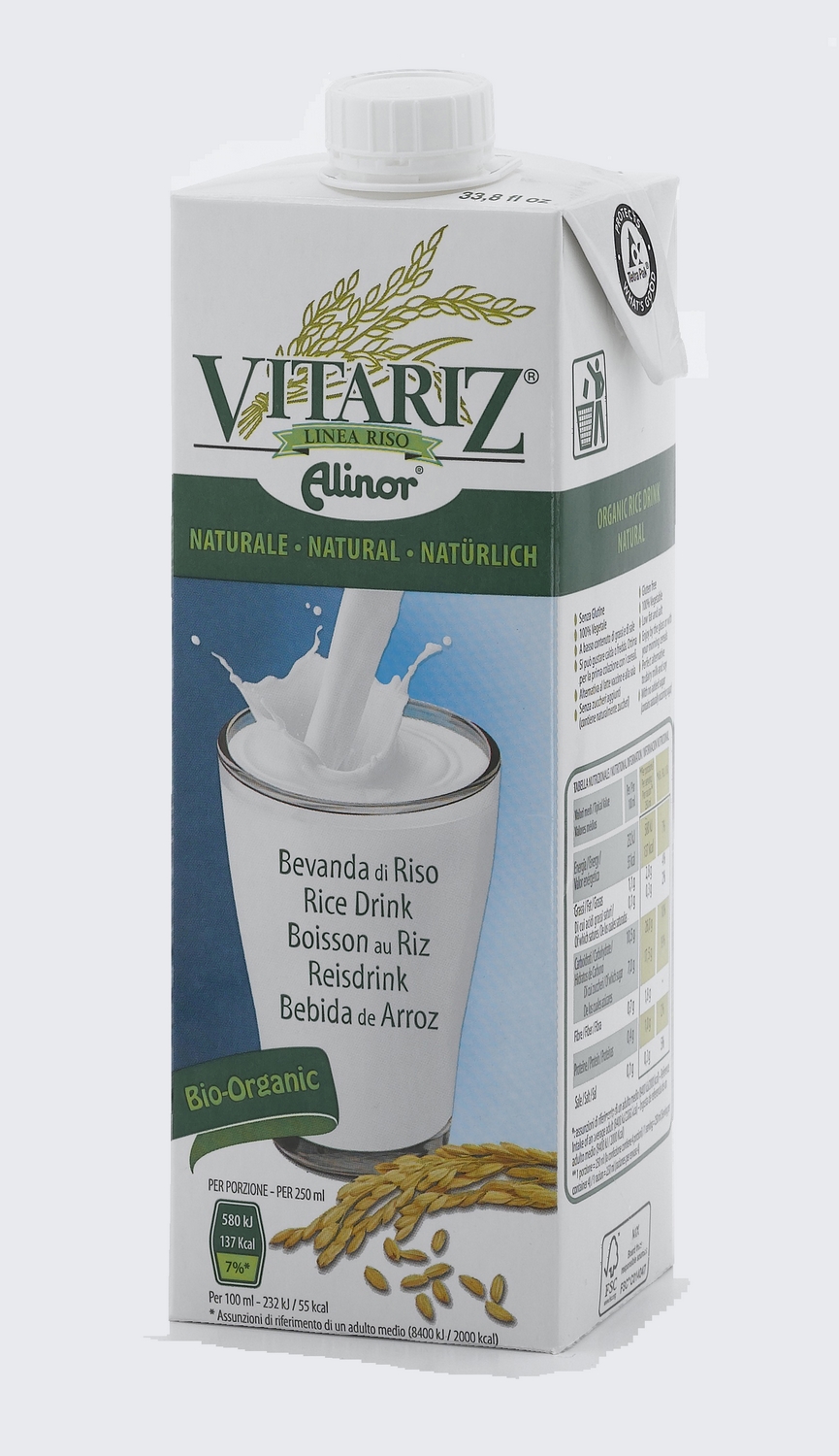 Napój Ryżowy Naturalny Bio Vitariz 1L