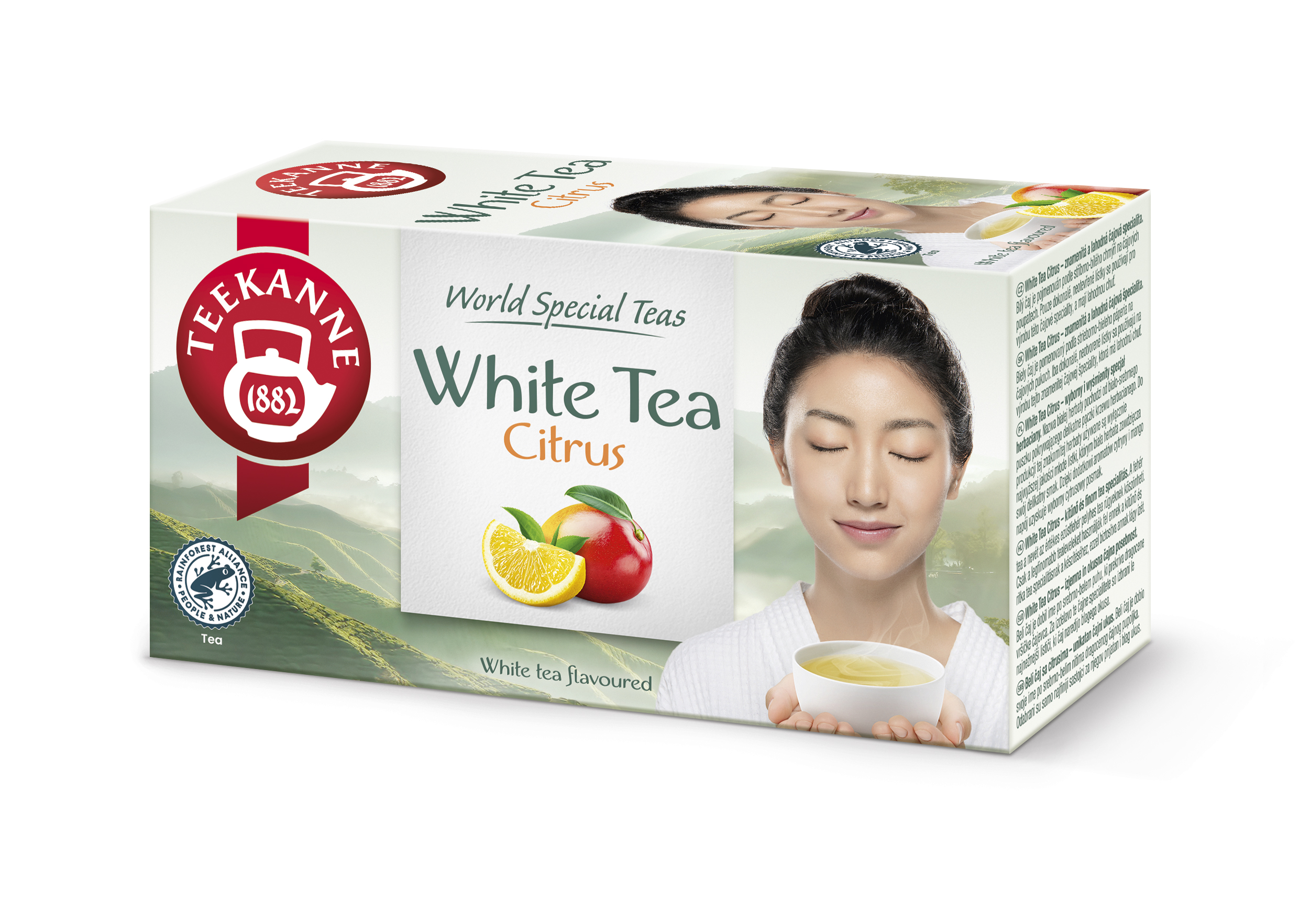 Herbata Biała Teekanne White Tea Citrus 20 Torebek X 1,25G Rfa