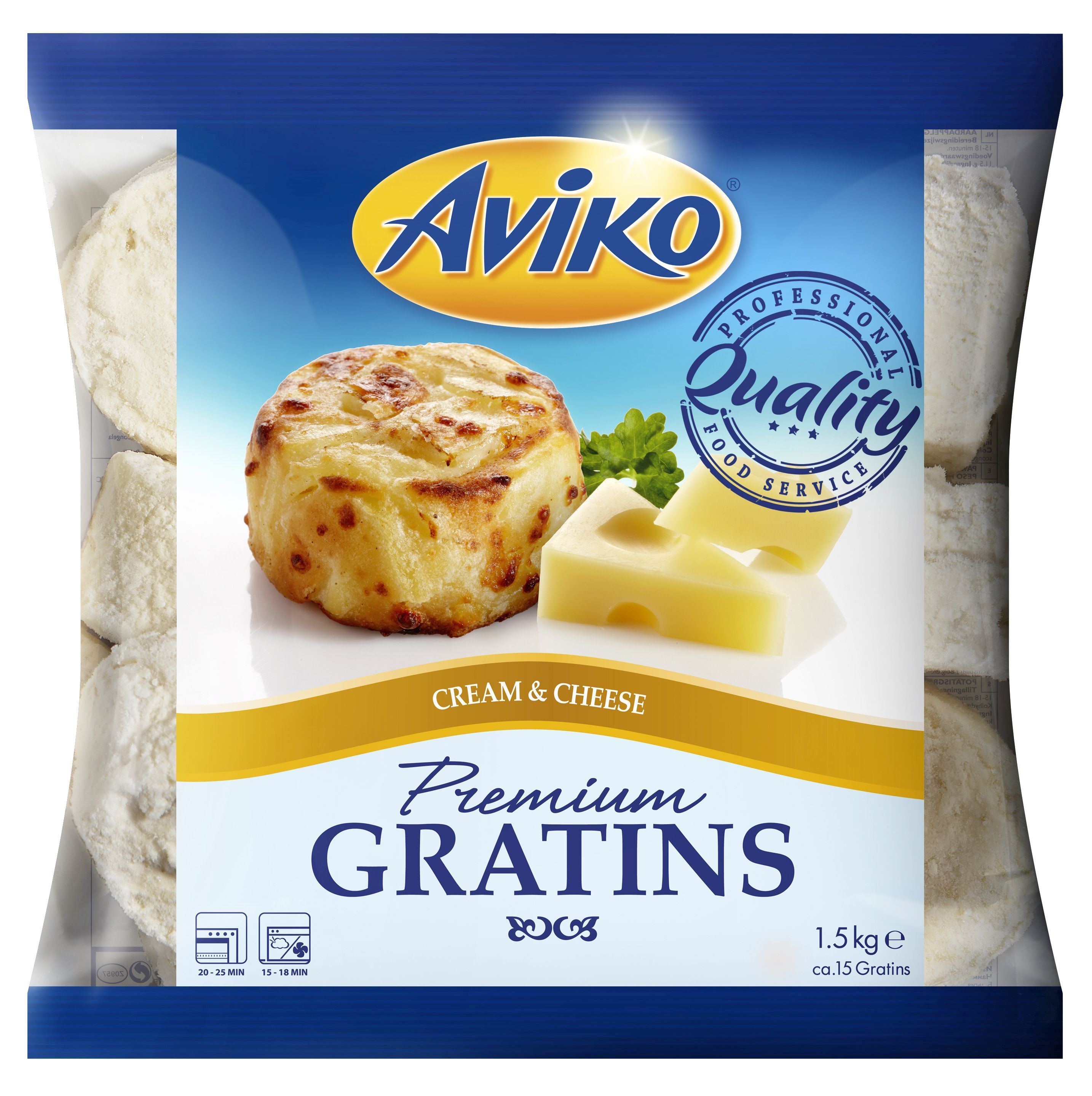 Aviko Gratiny Ziemniaczane Z Serem Creamy Gratins Cheese 1500G