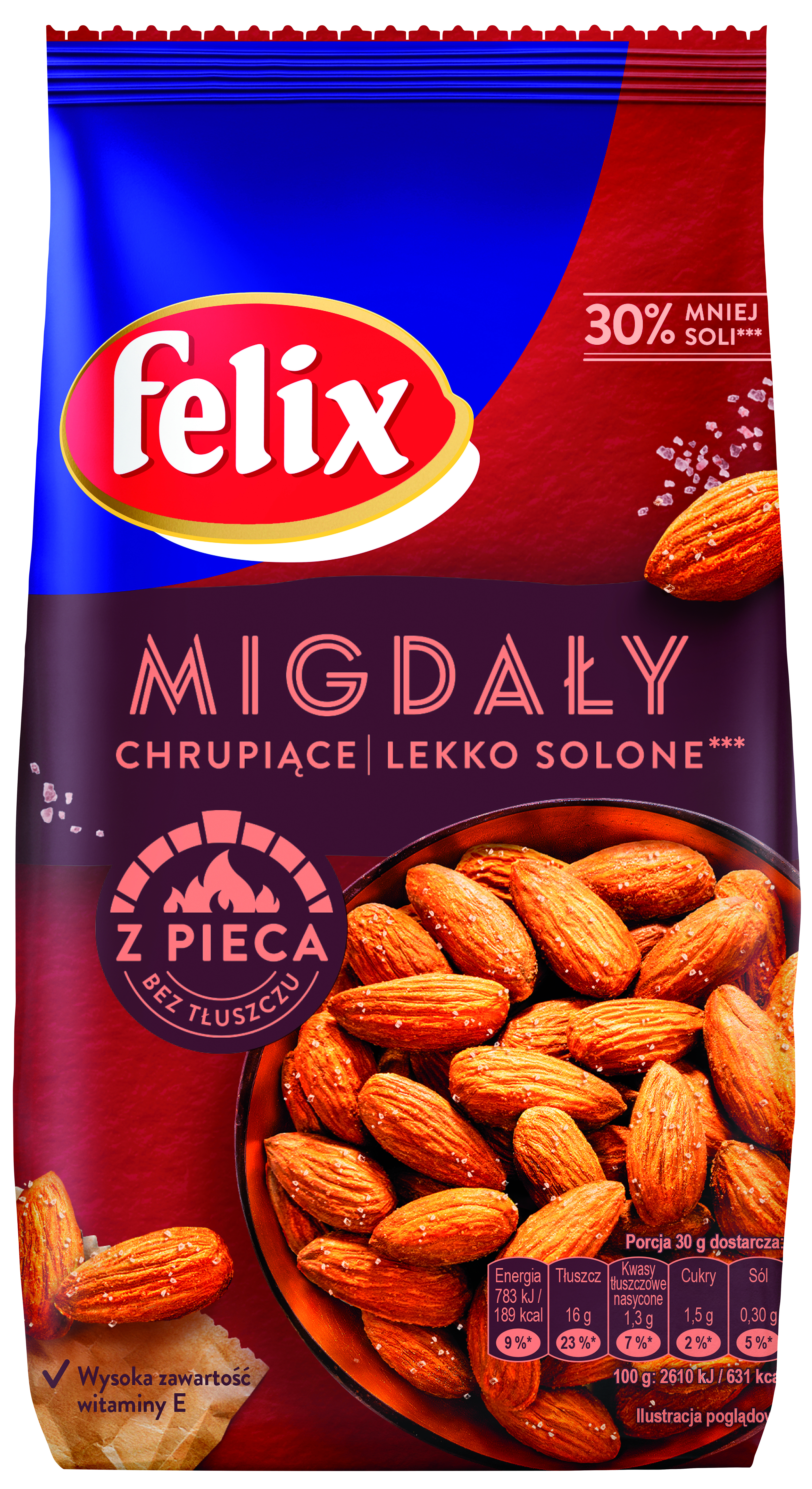 Felix Migdały Z Pieca Solone 180 G
