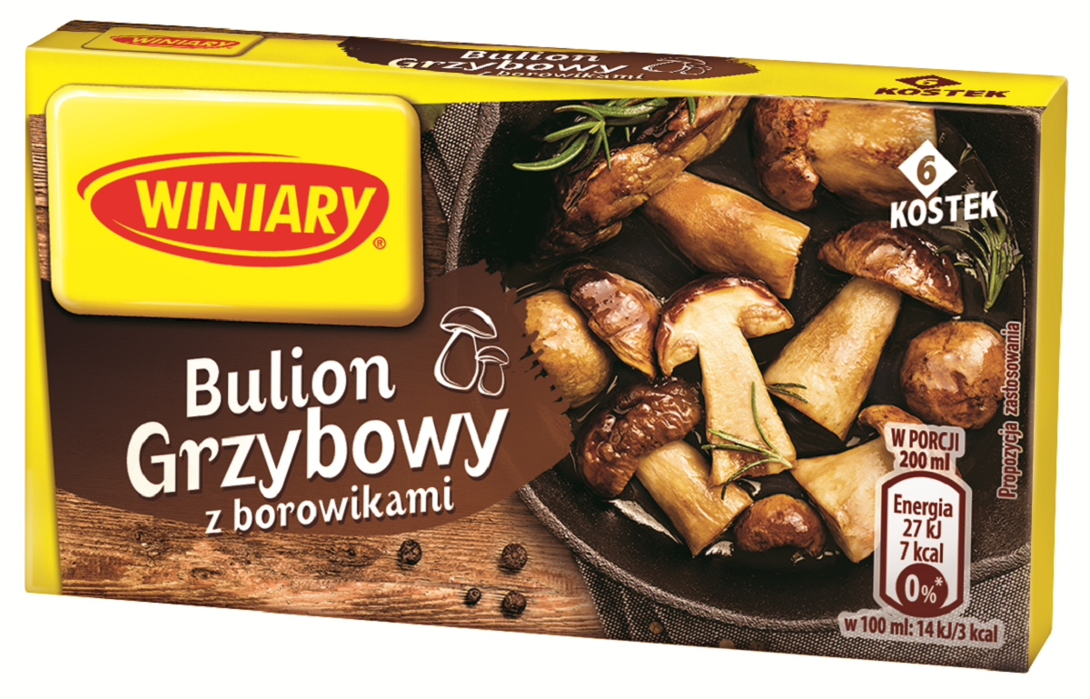 Winiary Bulion Grzybowy Z Borowikami 60 G (6 Kostek)