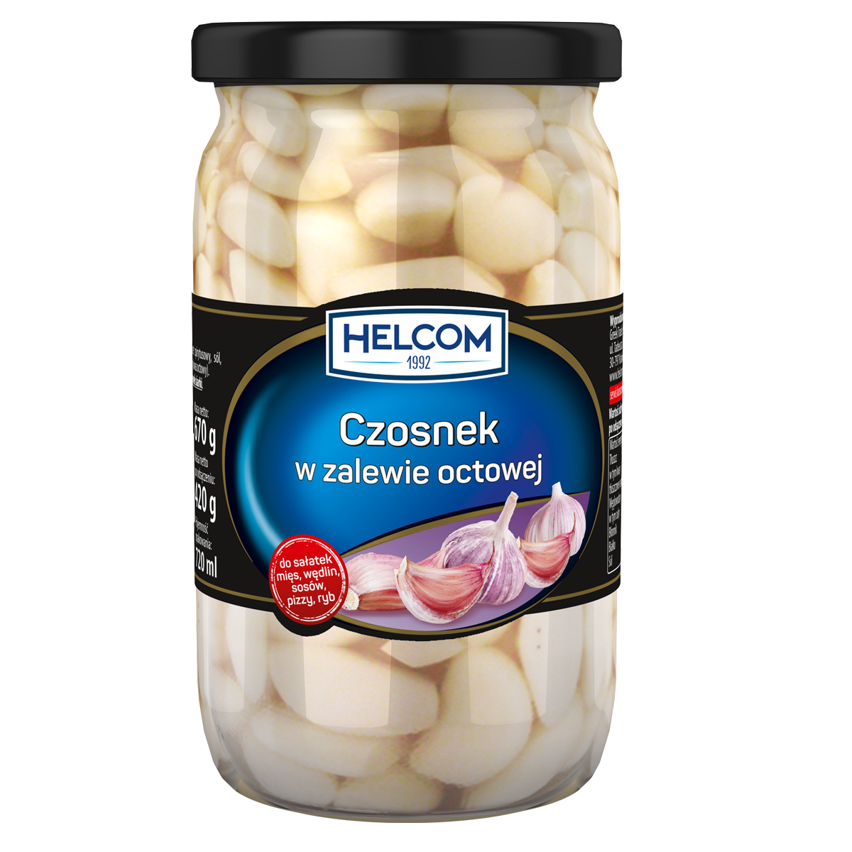 Czosnek W Zalewie Octowej 670 G Helcom