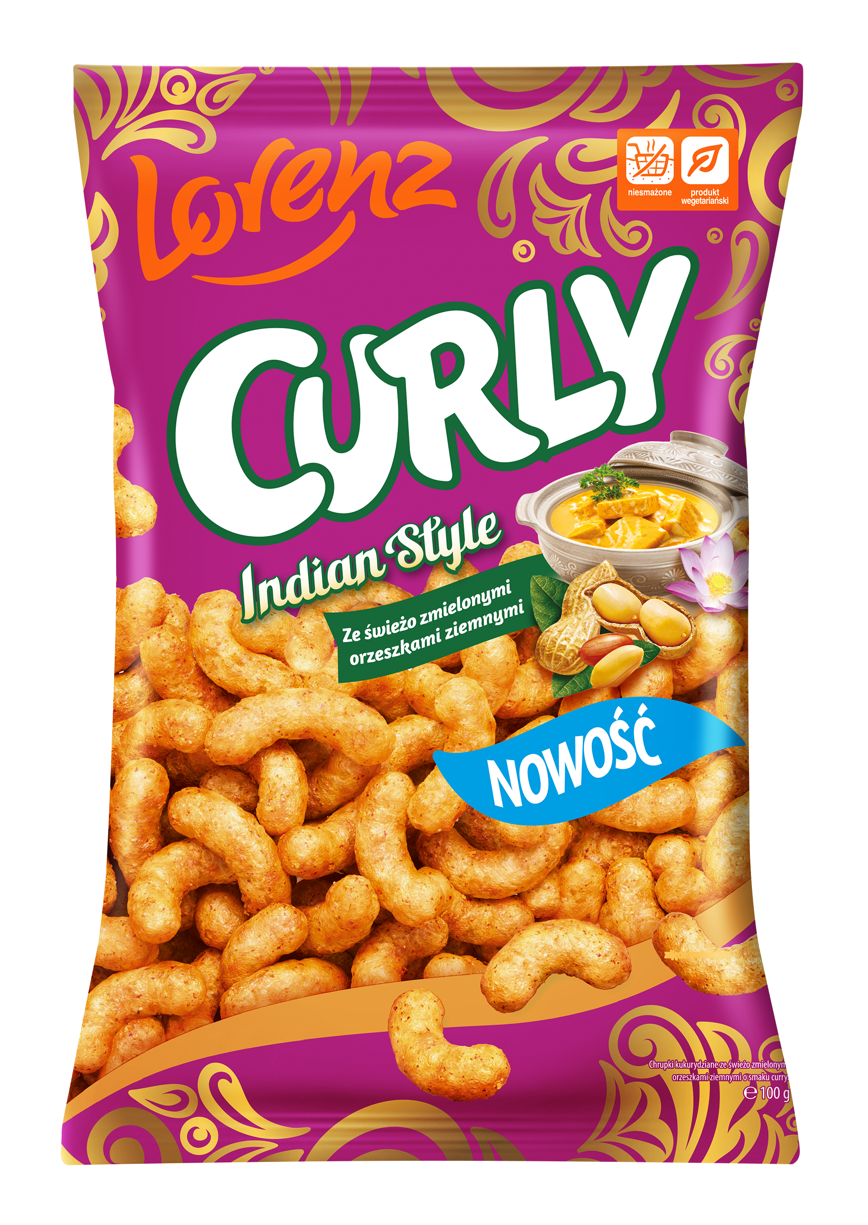 Chrupki Curly Indian Style 100G