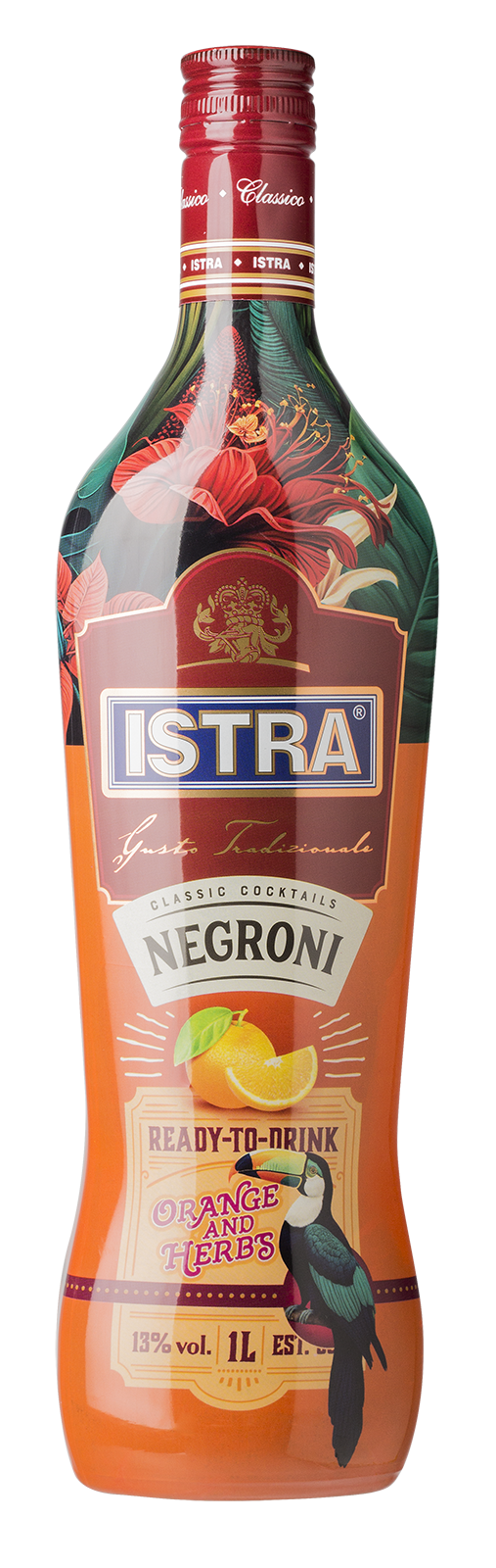 Aromatyzowany Napój Winny Owocowy Słodki Istra Negroni 1L