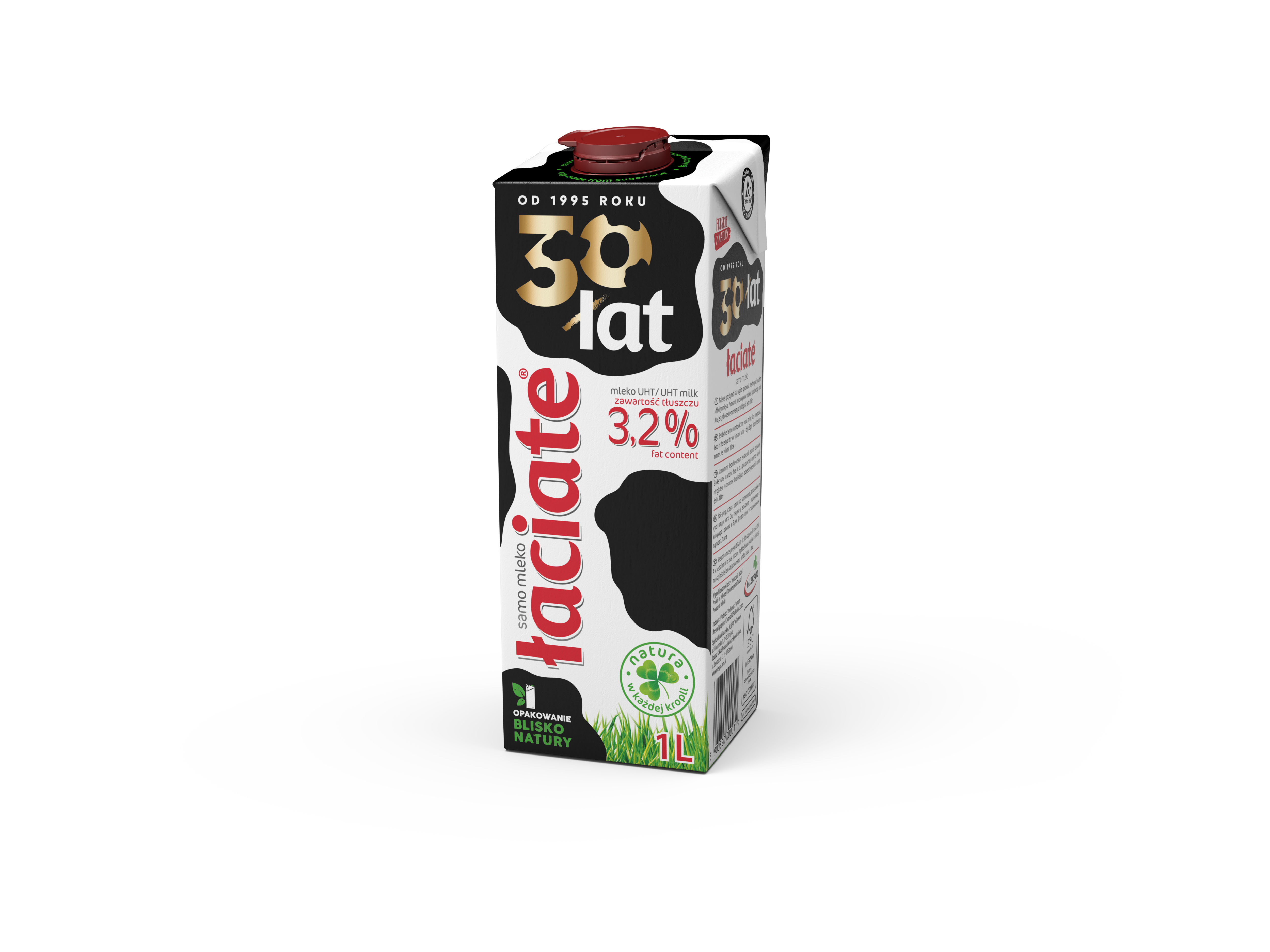 Mleko Uht Łaciate 3,2% , 1 L