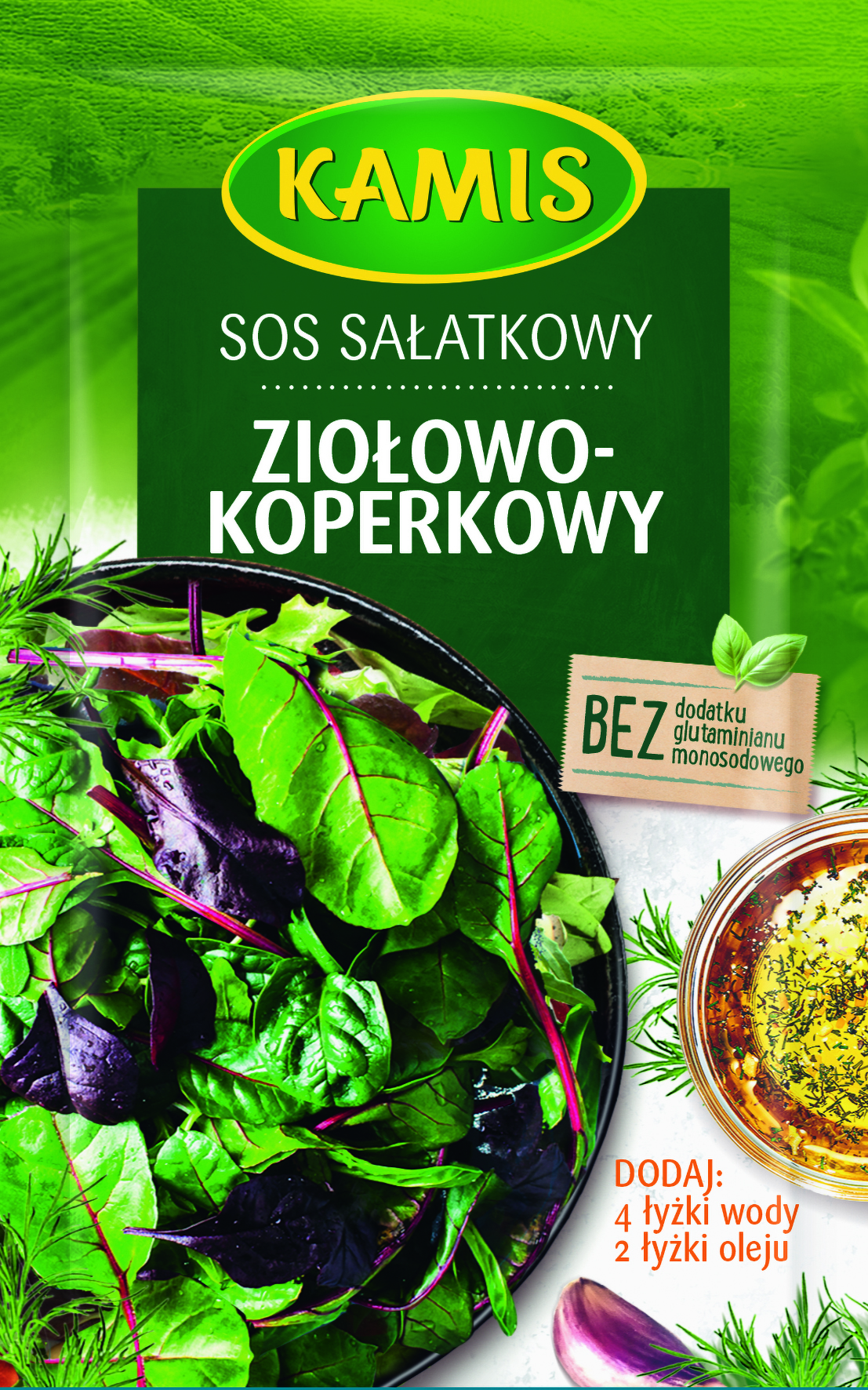 Kamis Sos Sałatkowy Koperkowo-Ziołowy 8G