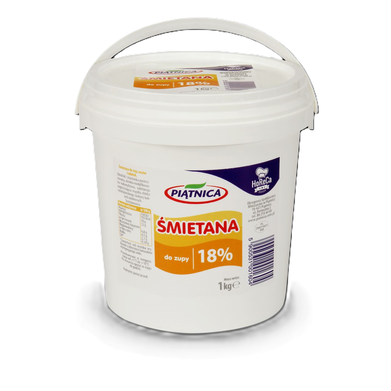 Piątnica Śmietana 18% 1 Kg Horeca