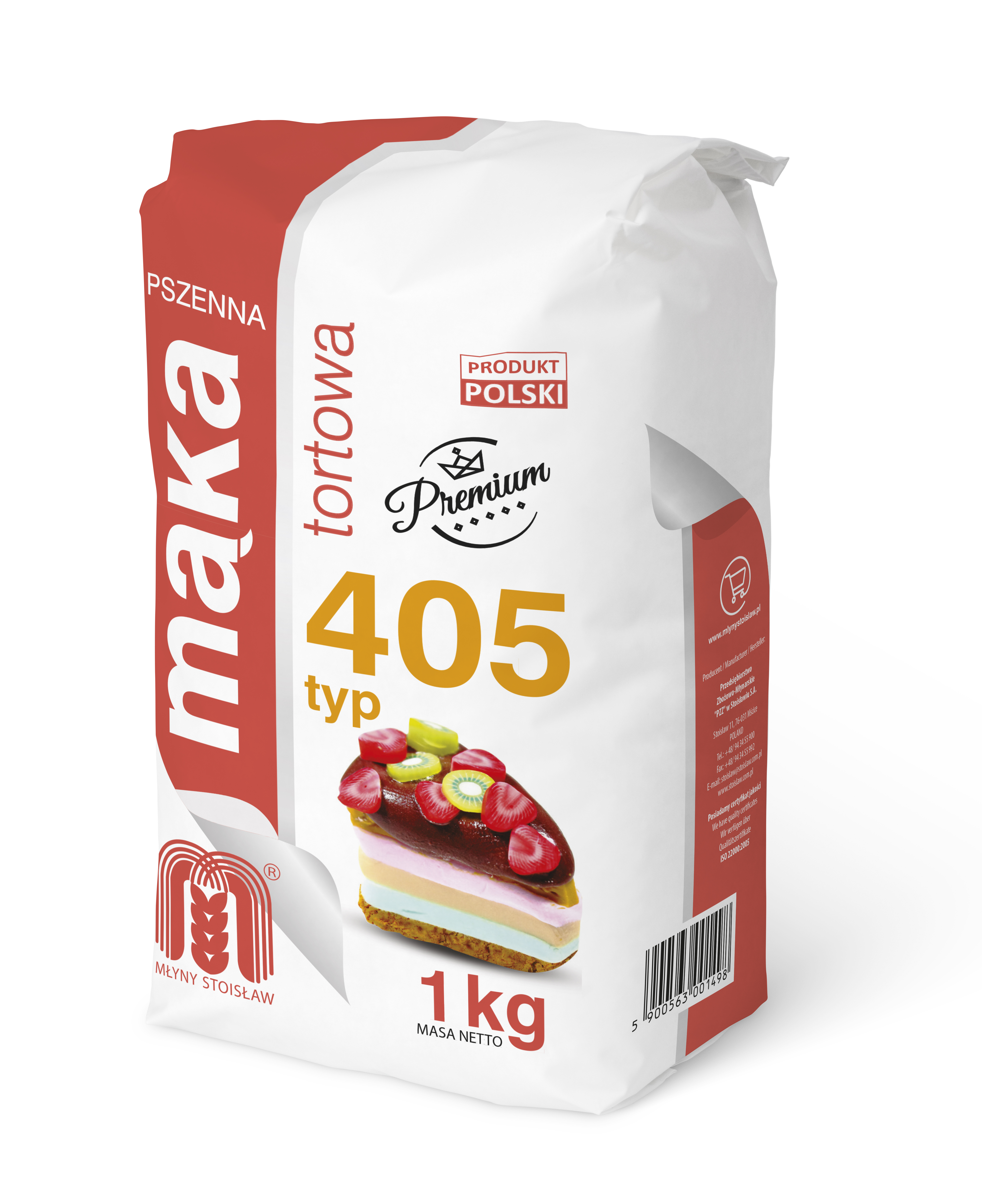 Mąka Pszenna Tortowa Typ 405 1 Kg Młyny Stoisław