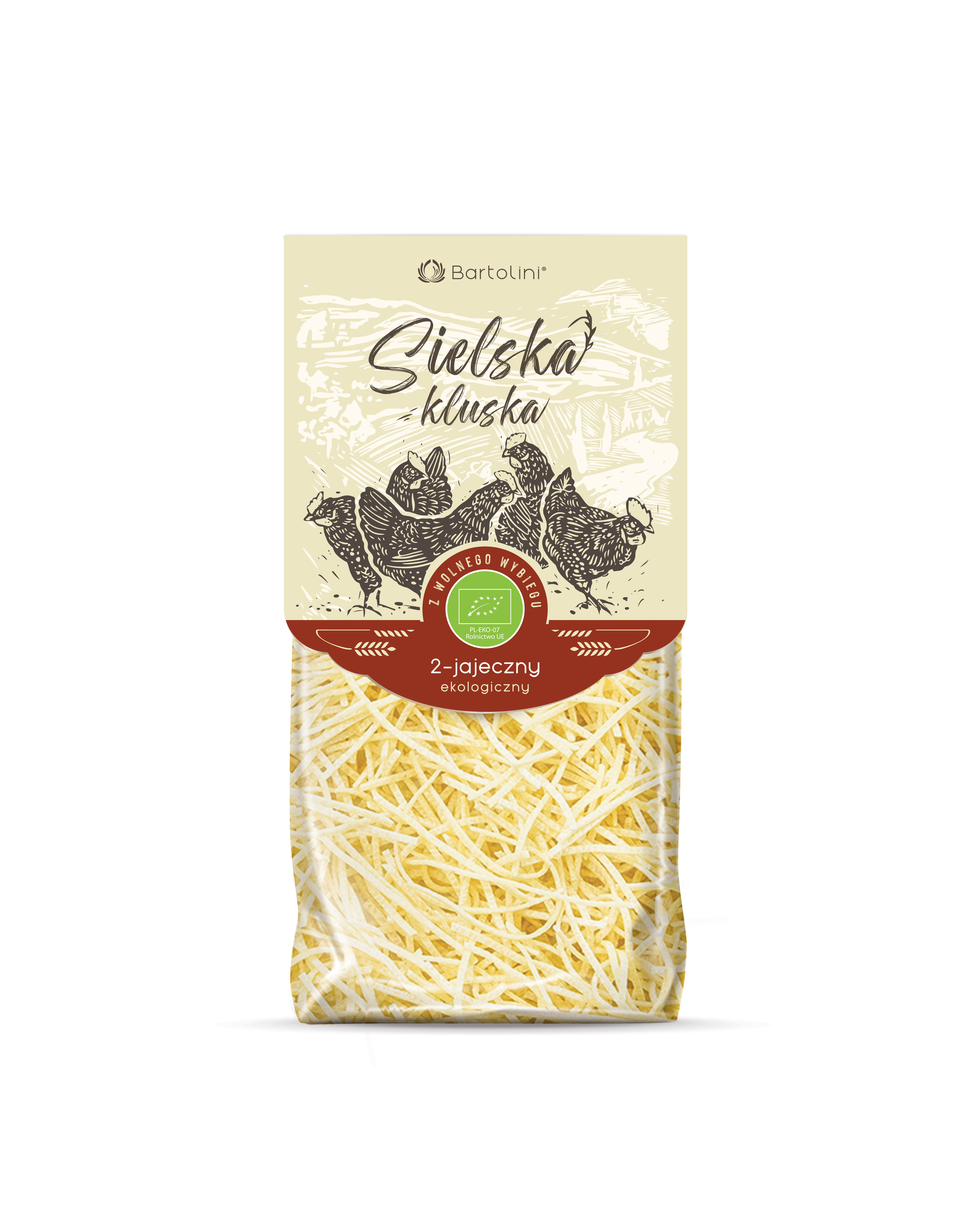 Makaron Bartolini Eko 2Jaj Durum 250G Krajanka Cienka