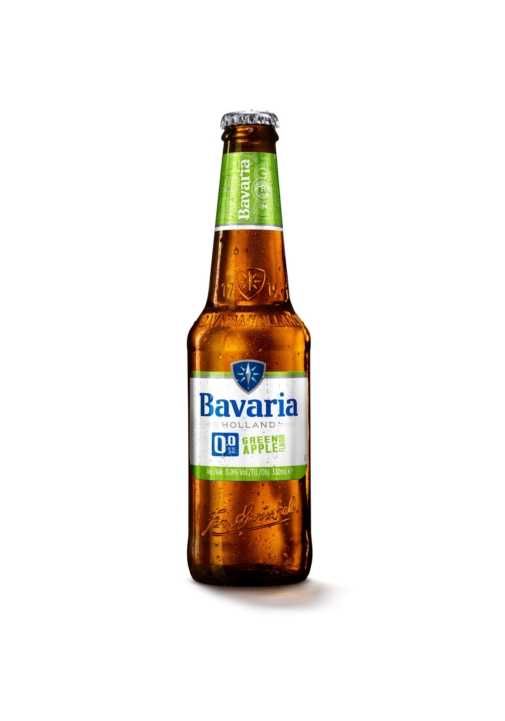 Piwo Bavaria Green Apple 0,0% 330Ml Butelka
