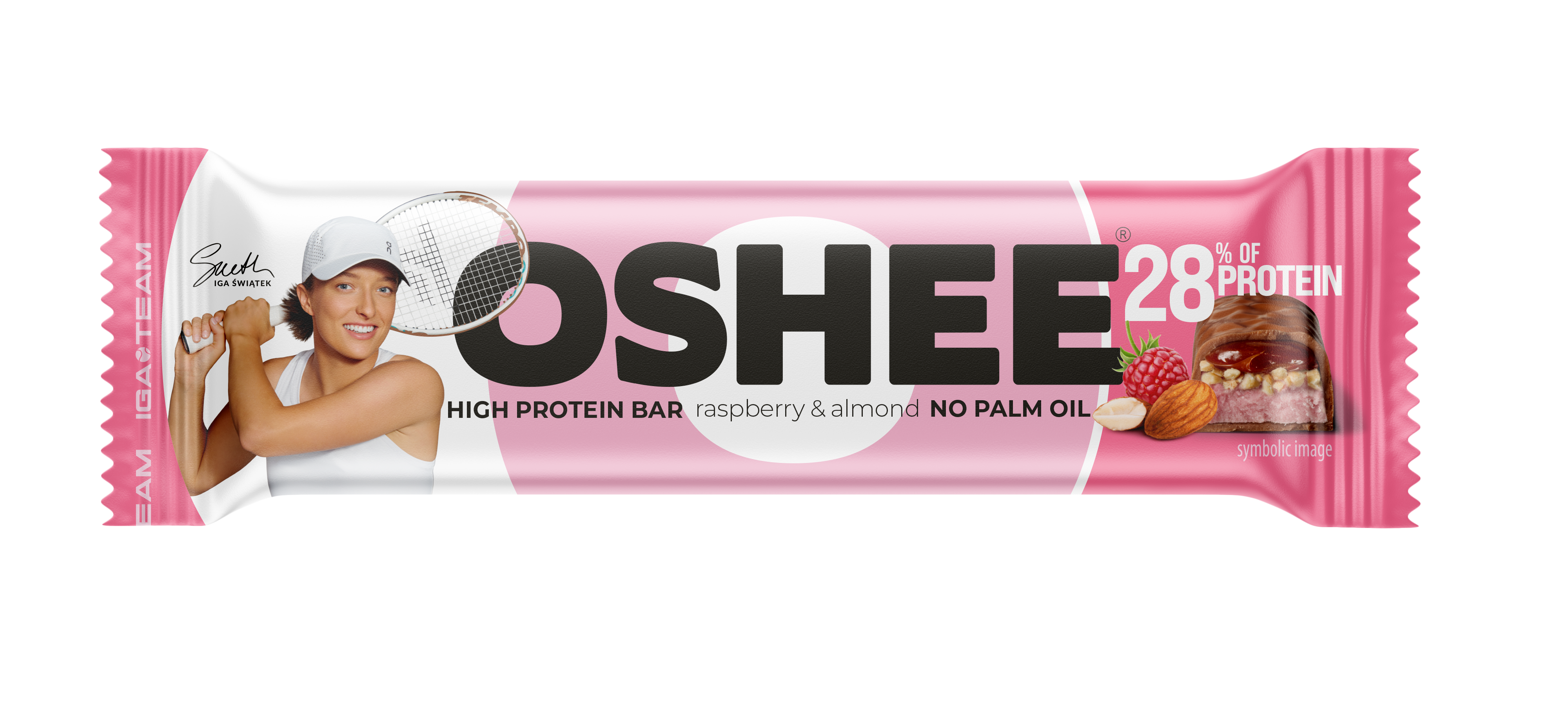 Oshee Baton Proteinowy O Smaku Malinowo - Migdałowym 47G
