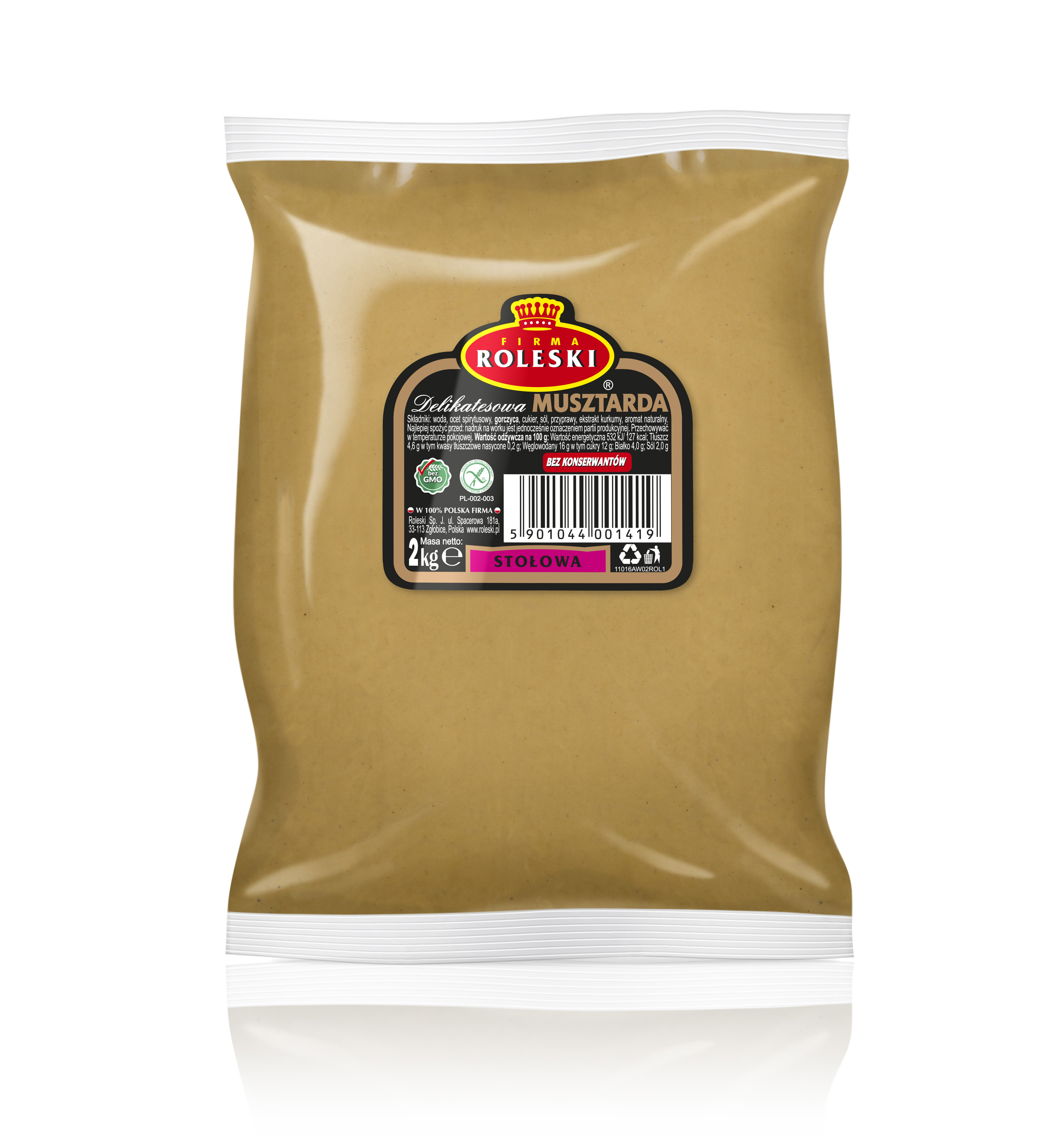 Roleski Musztarda Stołowa 2Kg