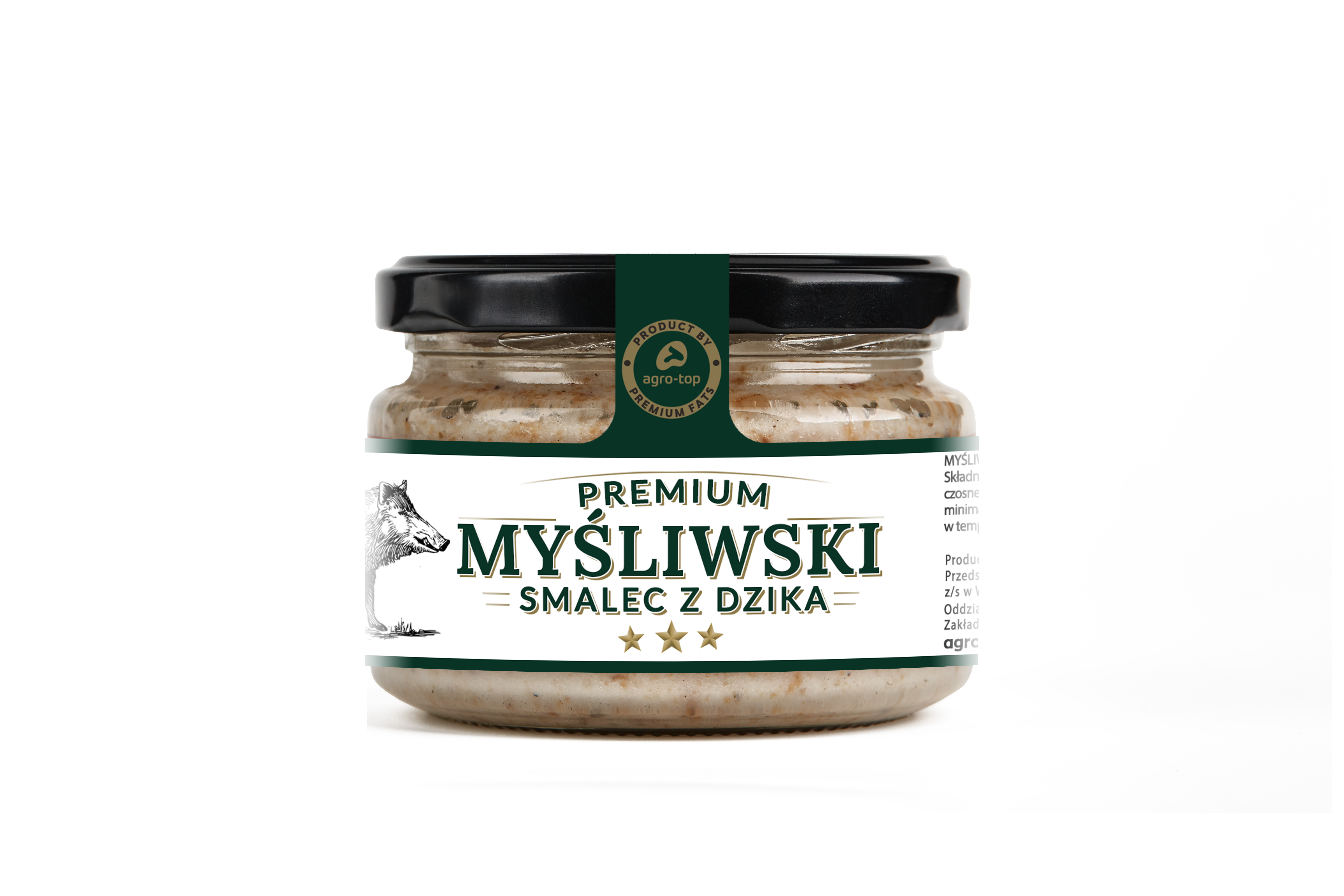 Smalec Z Dzika Myśliwski Premium 200 G Agro-Top