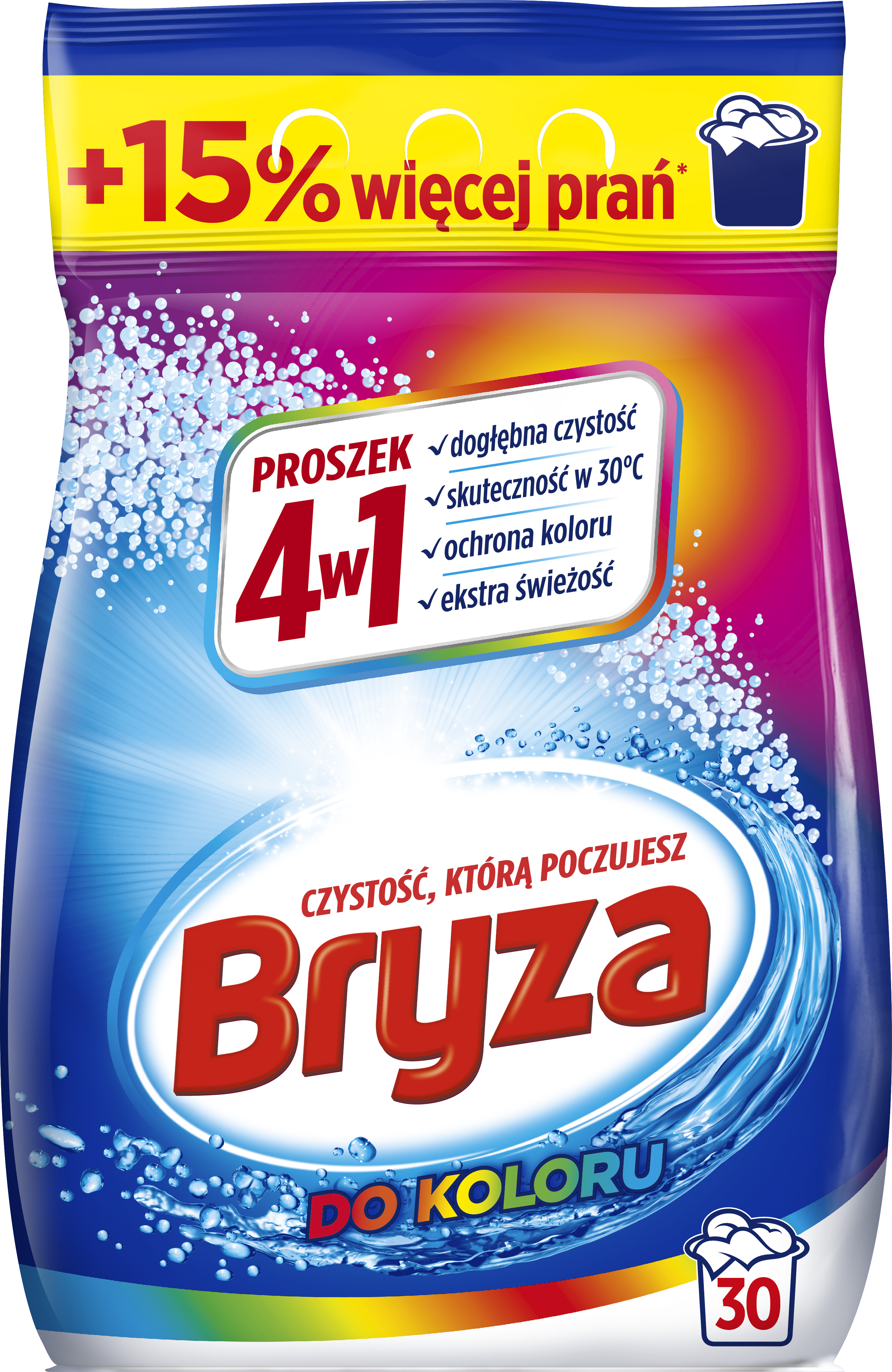 Bryza 4W1 Proszek Color 1,95Kg / 30 Prań