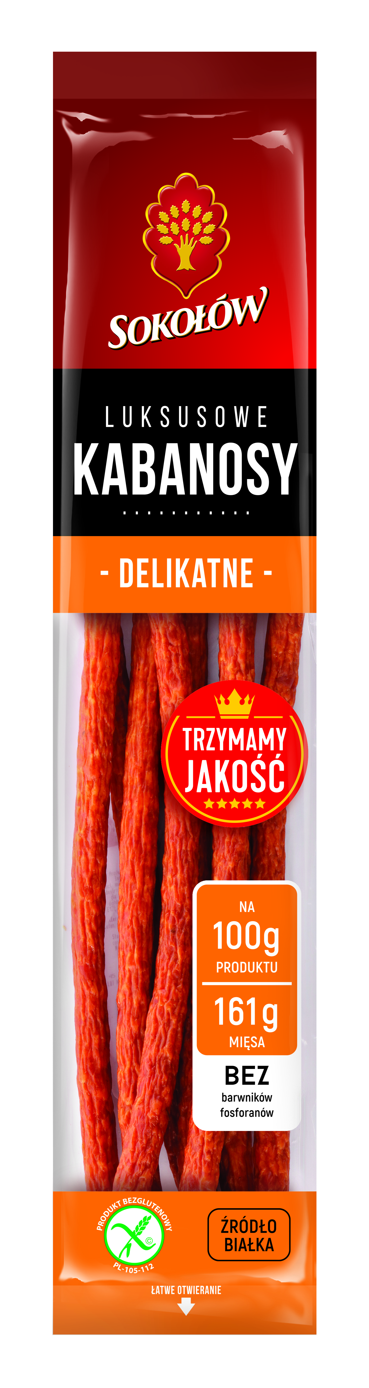 Kabanosy Luksusowe 450 G Gold Sokołów