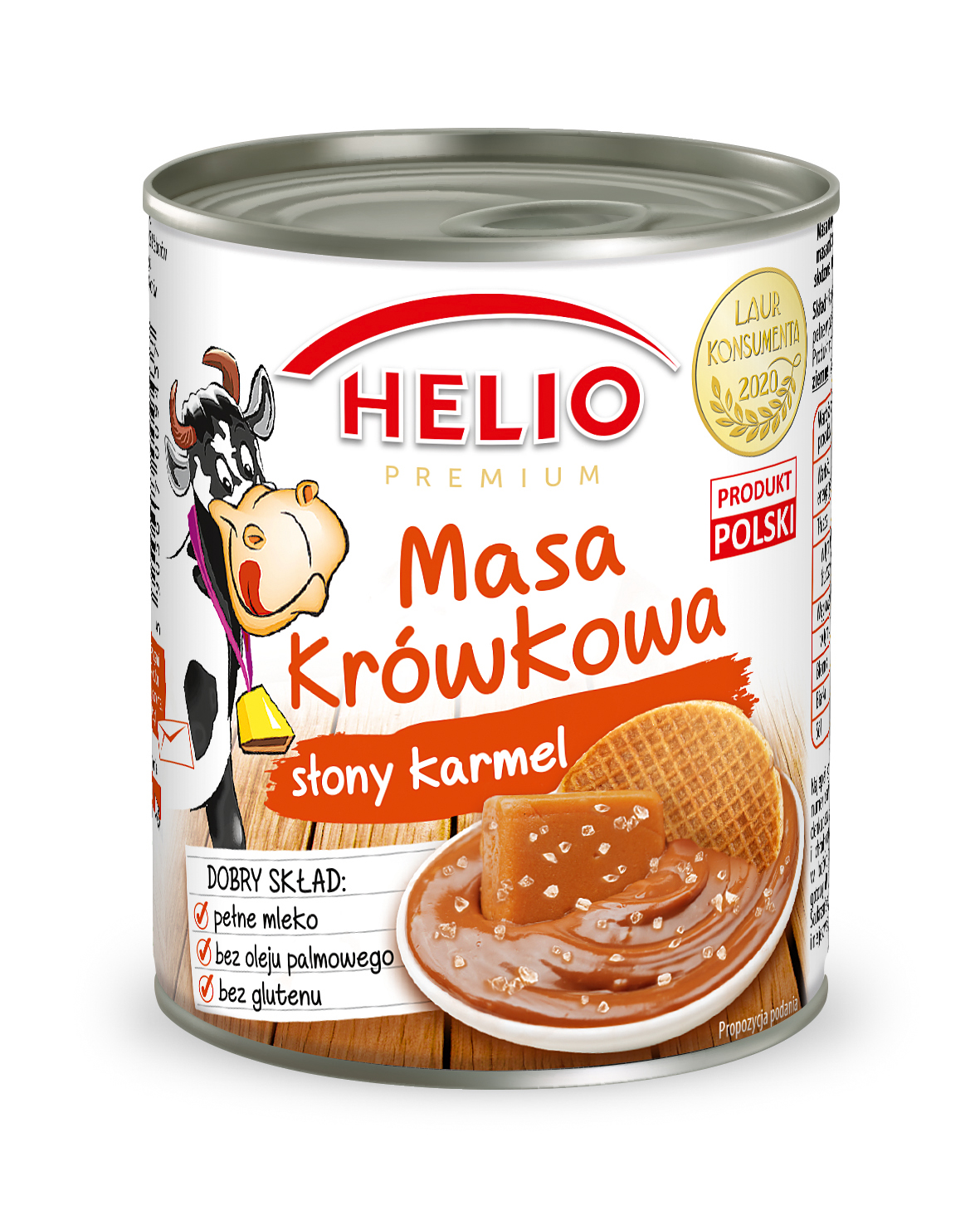 Masa Krówkowa Słony Karmel 400 G Helio Premium