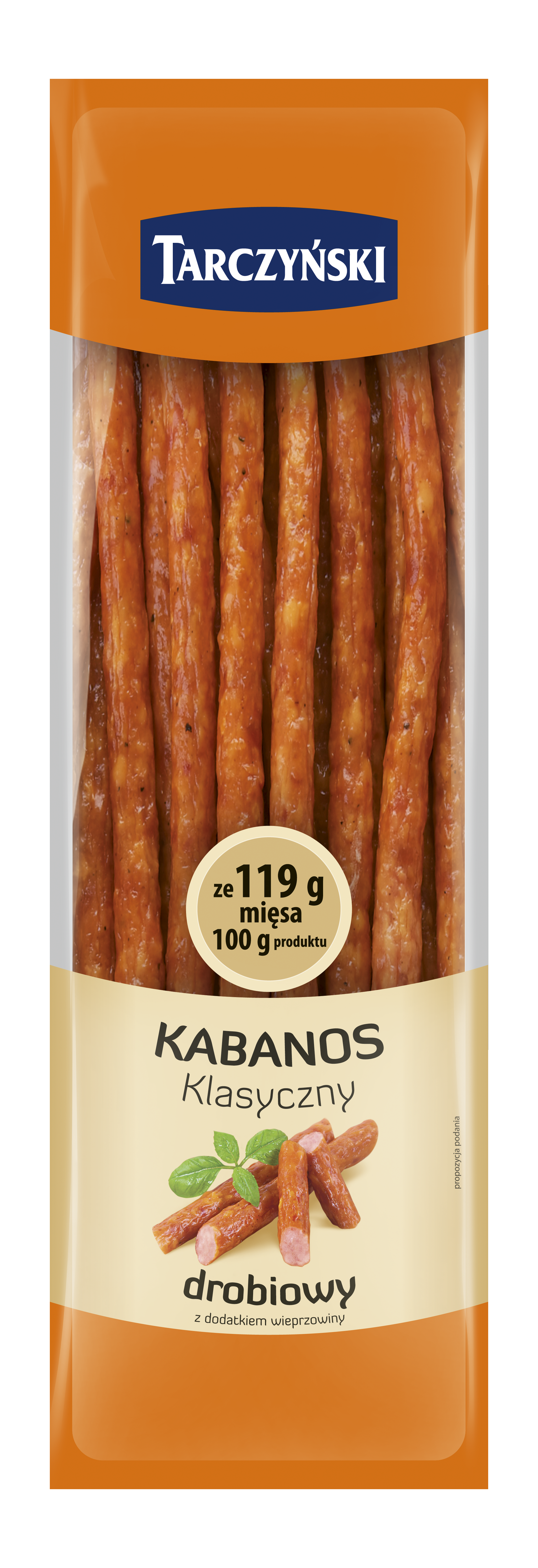 Kabanos Klasyczny Drobiowy Ok. 1,0 Kg Tarczyński
