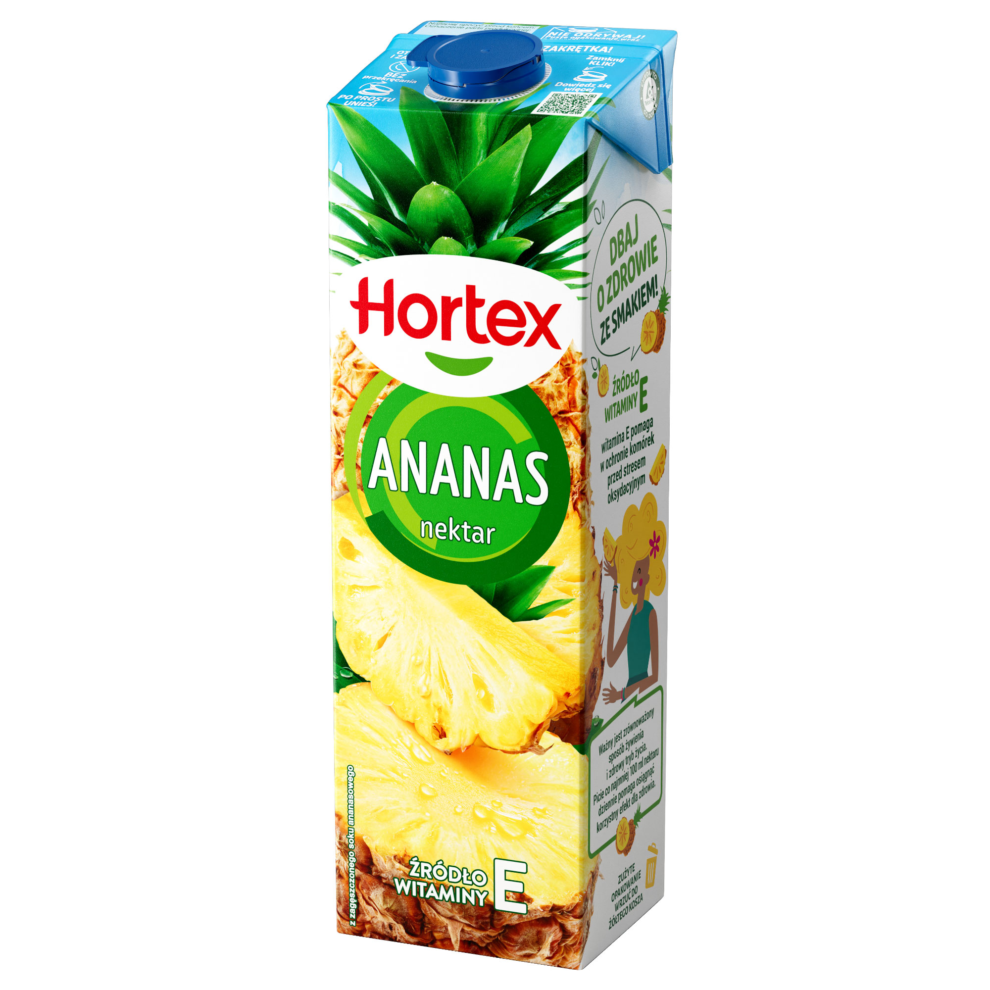 Hortex Ananas Nektar Karton 1 L