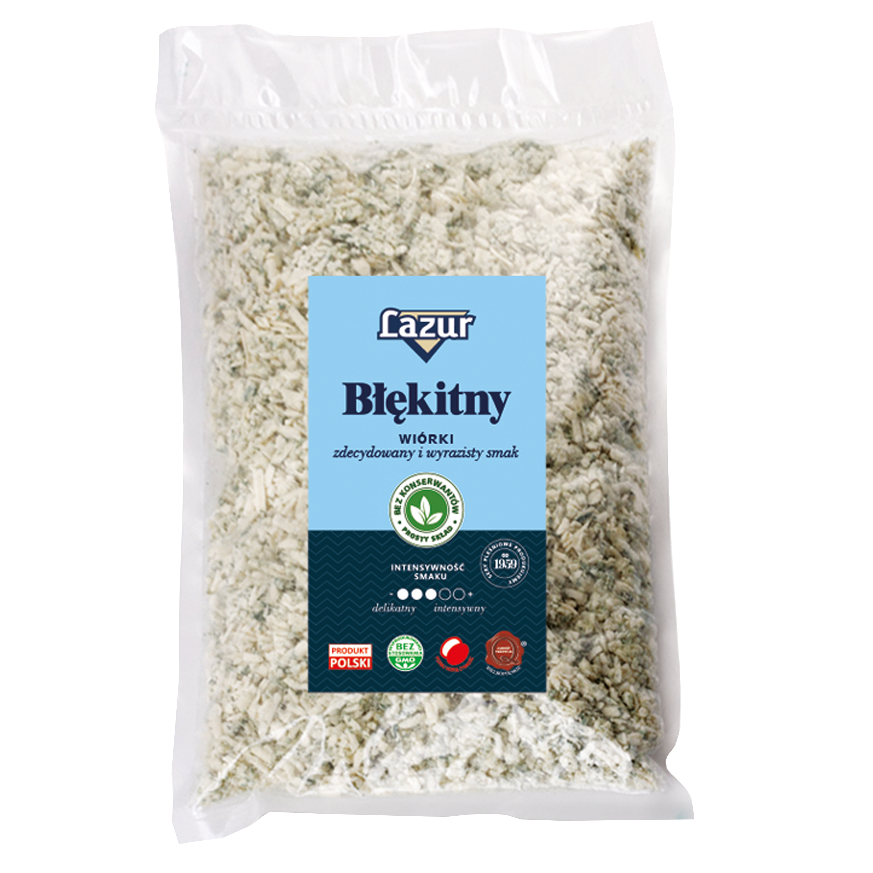 Ser Pleśniowy Lazur Błękitny Wiórki 1 Kg