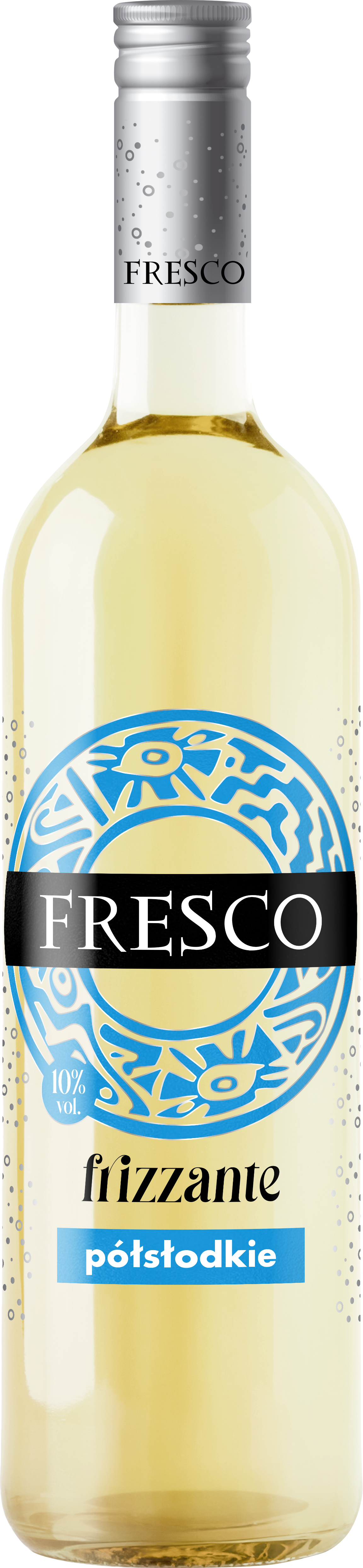 Wino Fresco Frizzante Białe Półsłodkie 750Ml