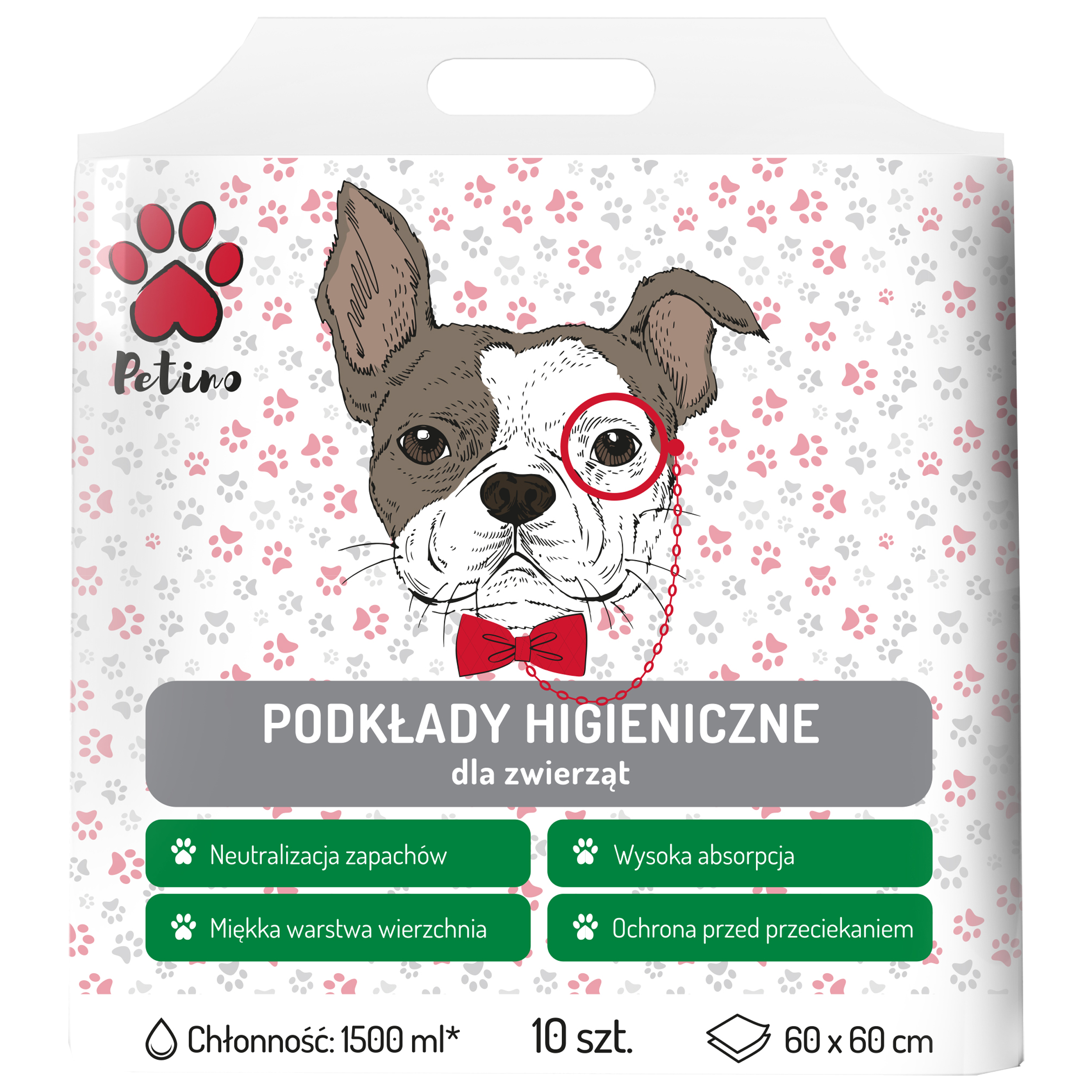 Podkłady Jednorazowe Dla Zwierząt Petino 10 Szt. 60X60Cm