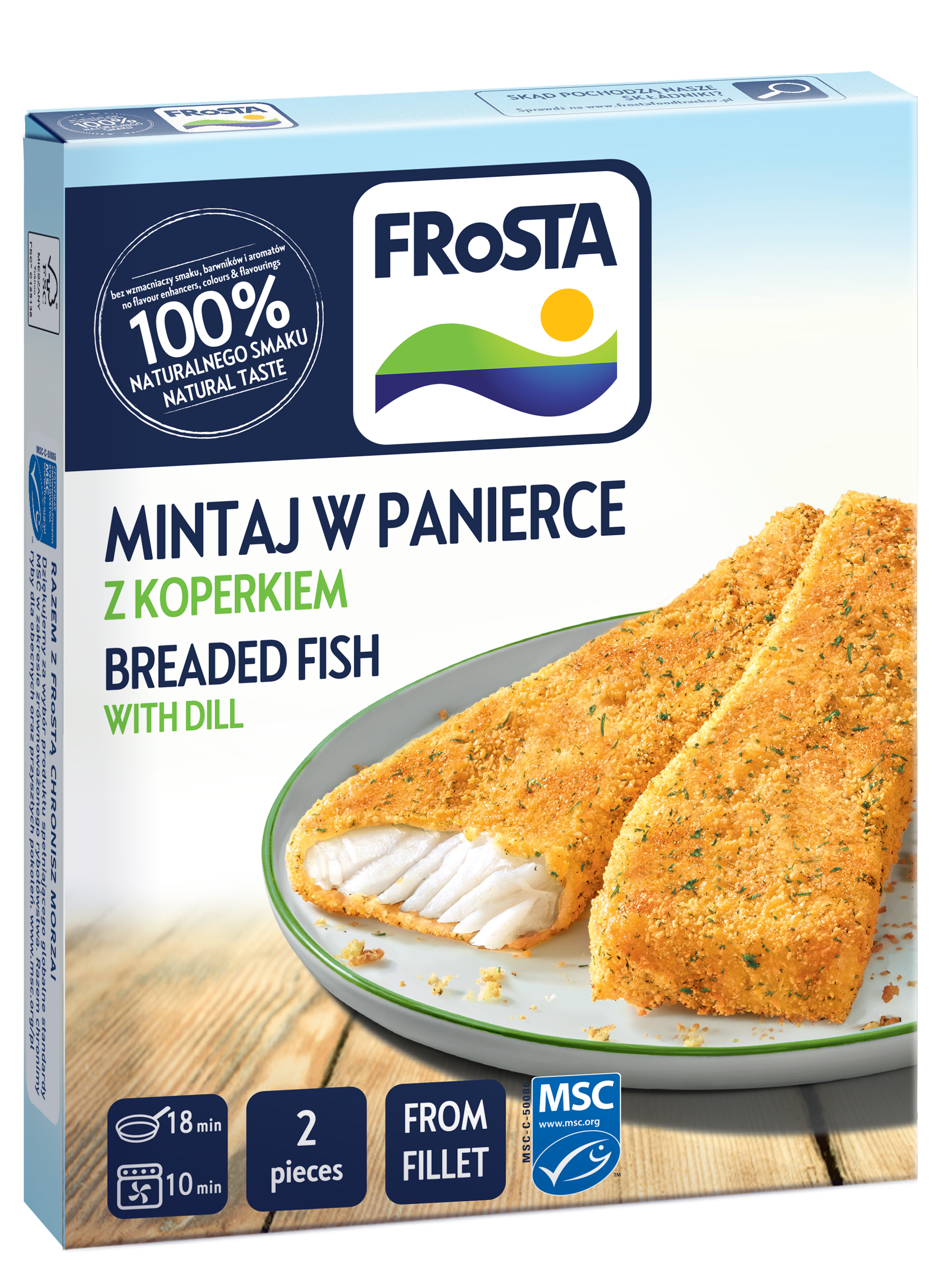 Frosta Mintaj W Panierce Z Koperkiem 240 G