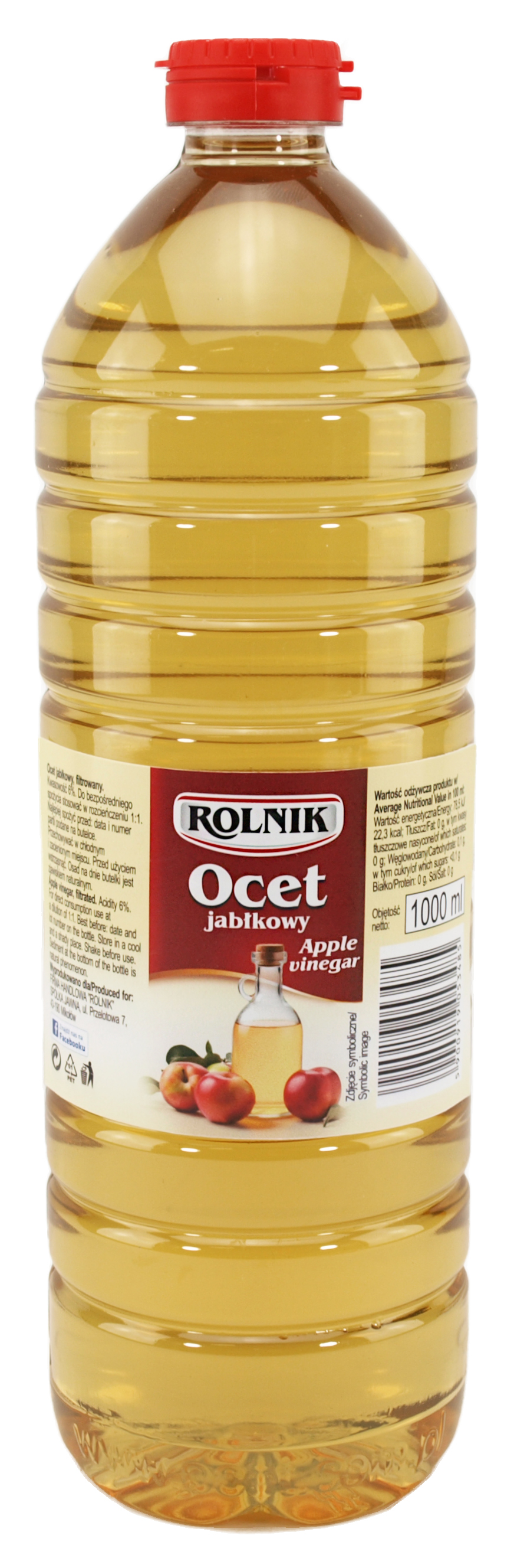 Ocet Jabłkowy 1000 Ml Rolnik