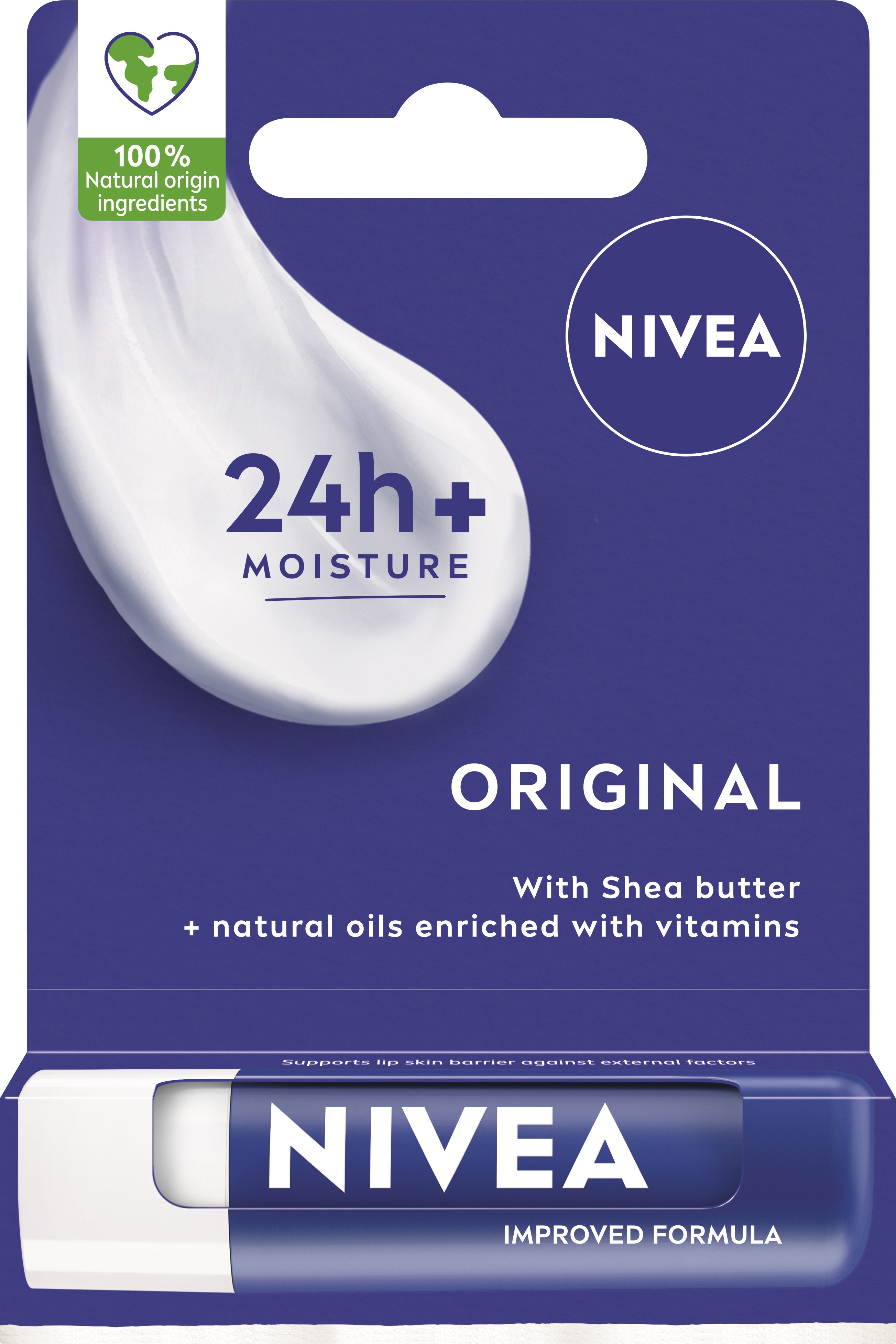 Nivea Pielęgnująca Pomadka Do Ust Original Care 4,8 G