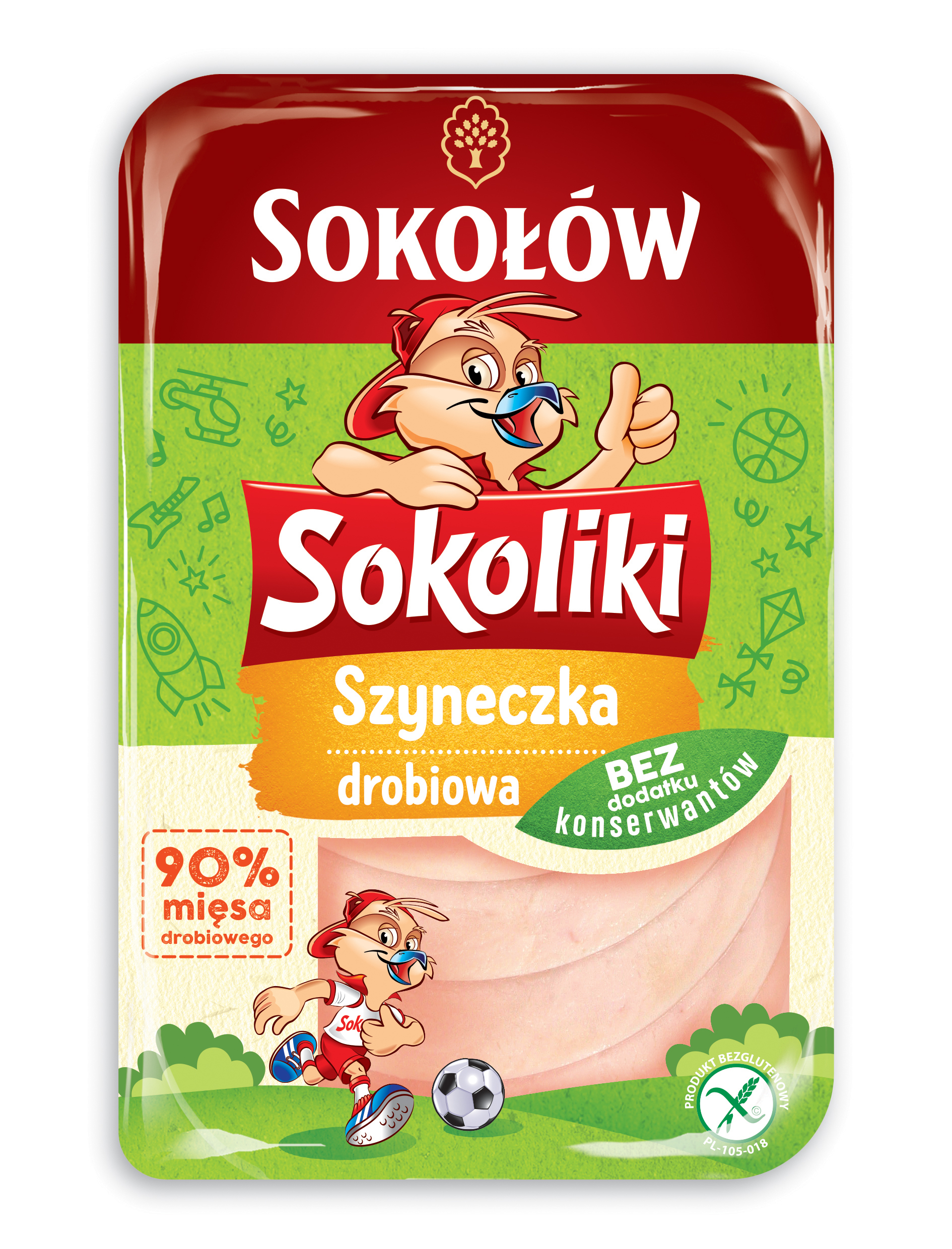 Szyneczka Drobiowa Plastry 100 G Sokoliki