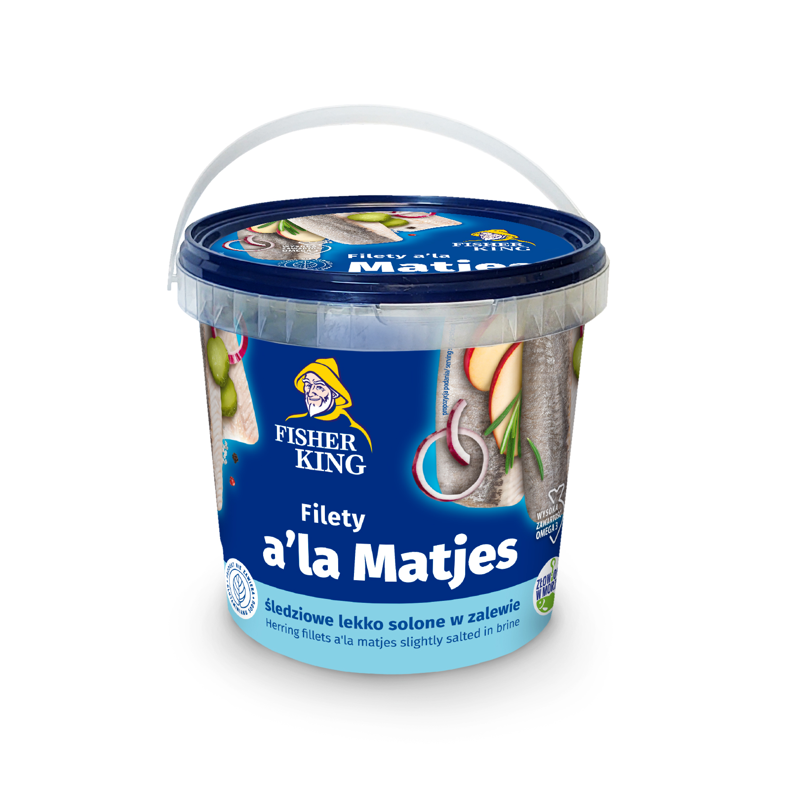 Filety Śledziowe Ala Matjes W Zalewie 1,5Kg Fisherking