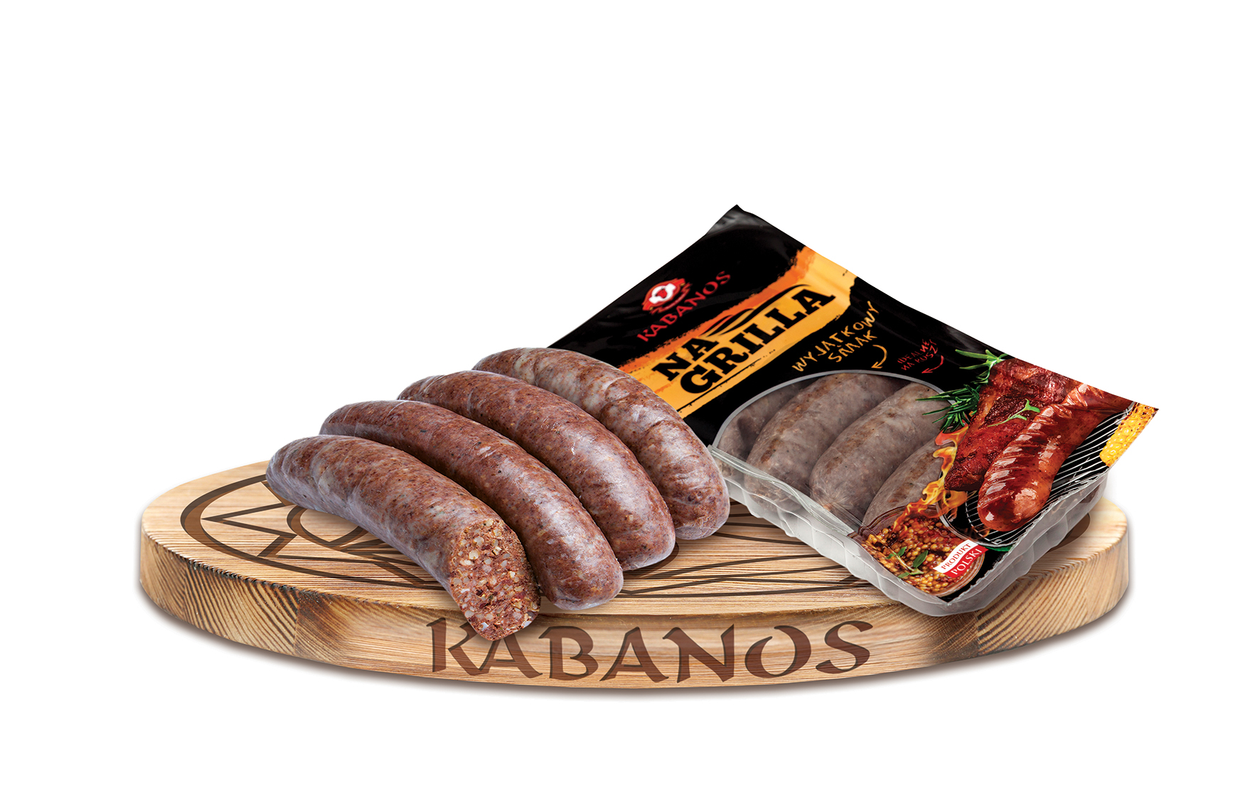 Kaszanka Z Prażoną Cebulką I Pieczarkami 460 G Firma Kabanos