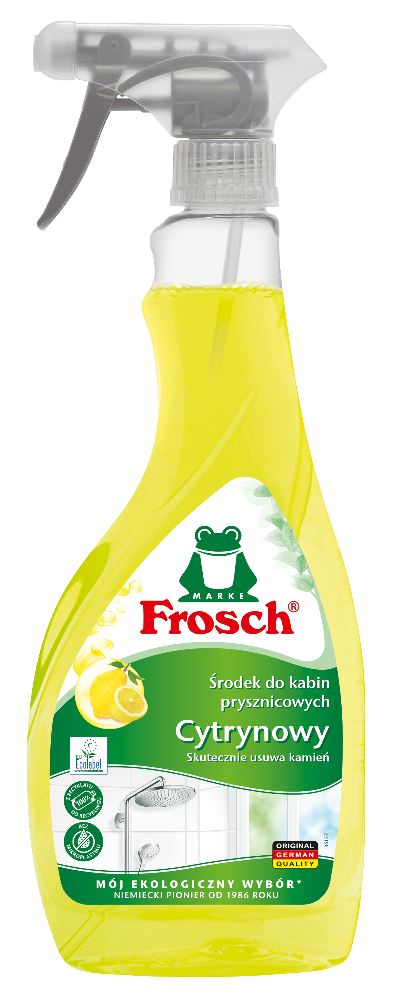 Frosch Cytrynowy Środek Do Czyszczenia Kabin Prysznicowych 500 Ml