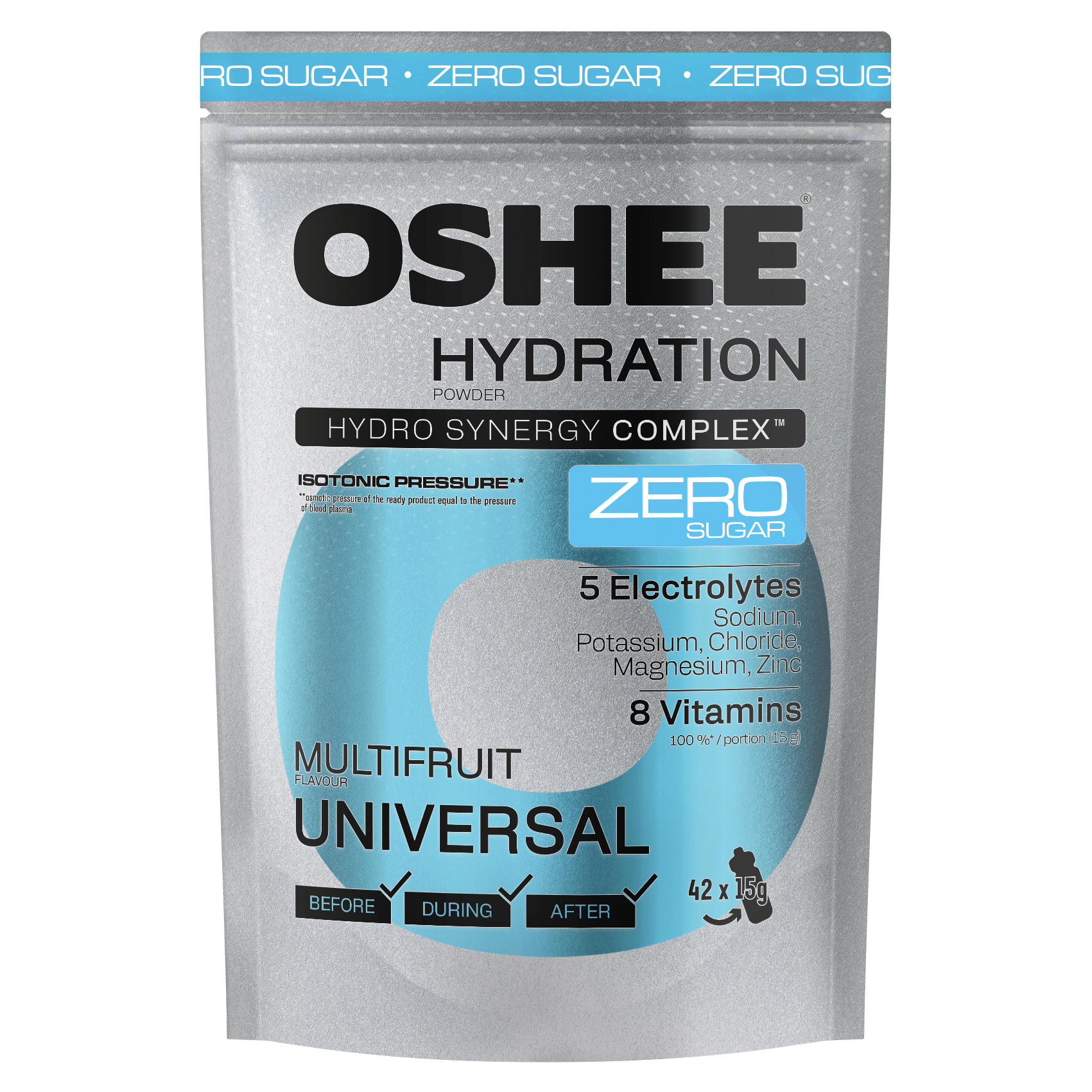 Oshee Hydration Powder Multifruit Doypack 630G