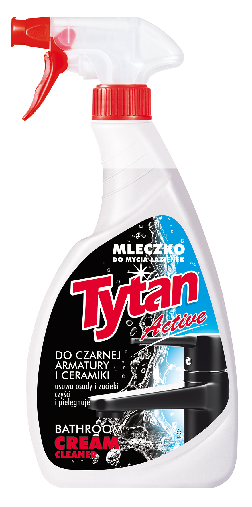 Mleczko Do Czyszczenia Łazienek Do Czarnej Armatury Tytan Spray 500 G