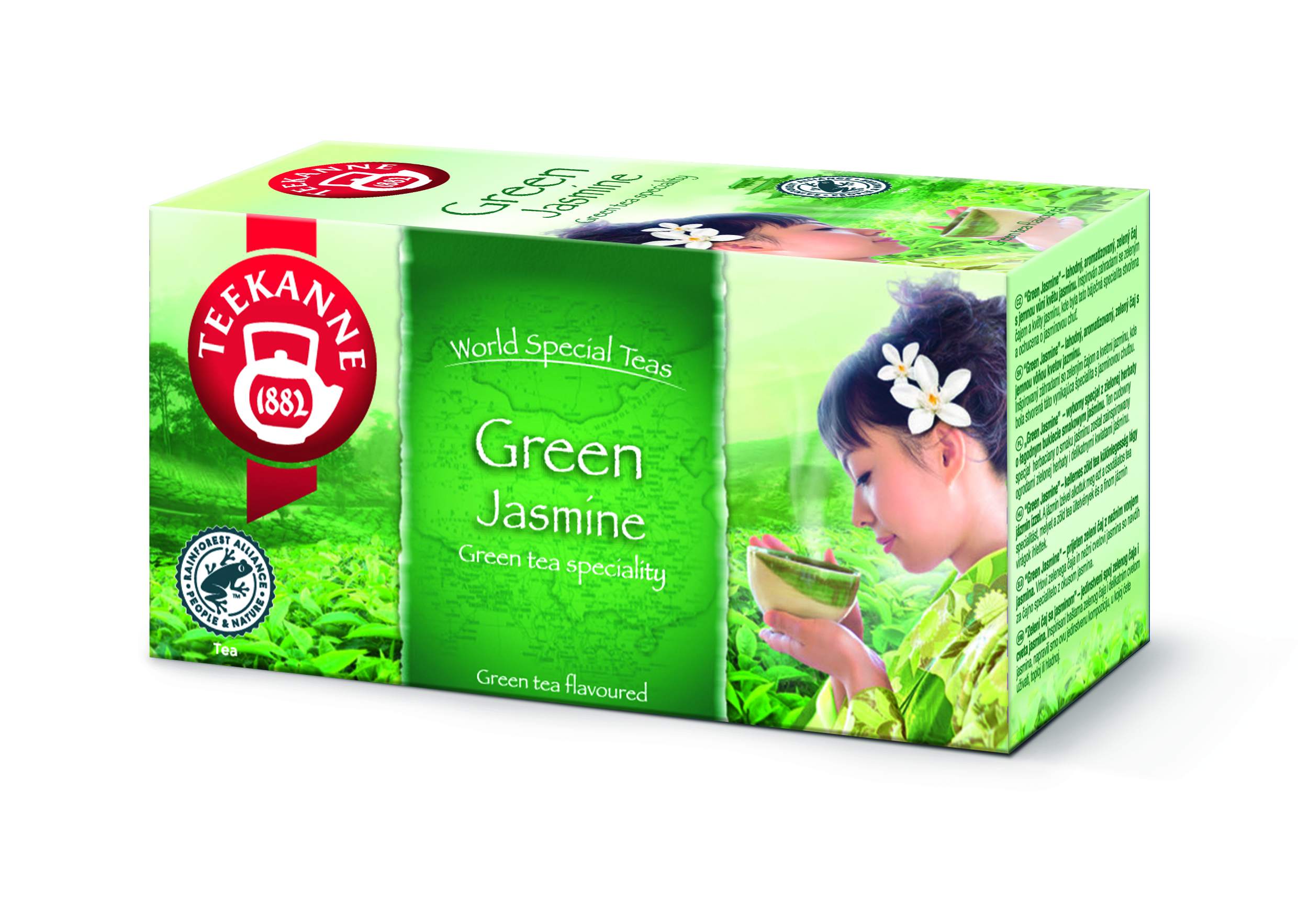 Herbata Zielona Teekanne Green Tea Jasmine 20 Torebek X 1,75G Rfa
