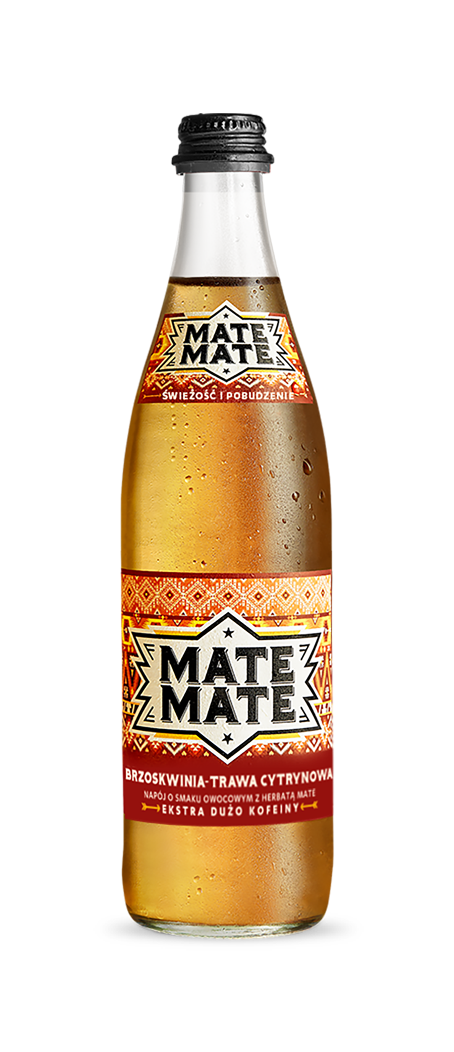 Mate Mate Brzoskwinia-Trawa Cytrynowa Napój Owocowy Z Herbatą Mate 0,5L